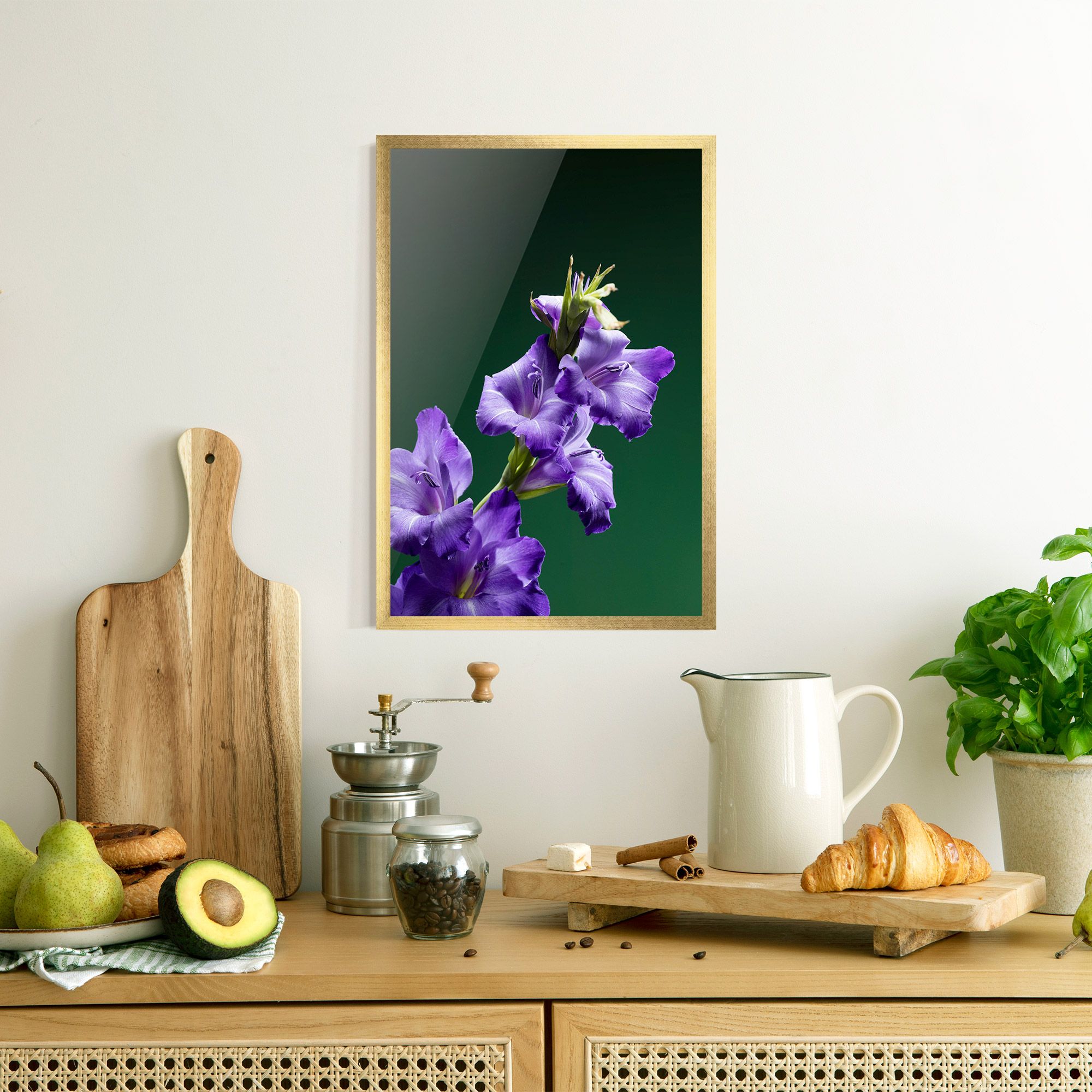 Iris On Green mockup 8