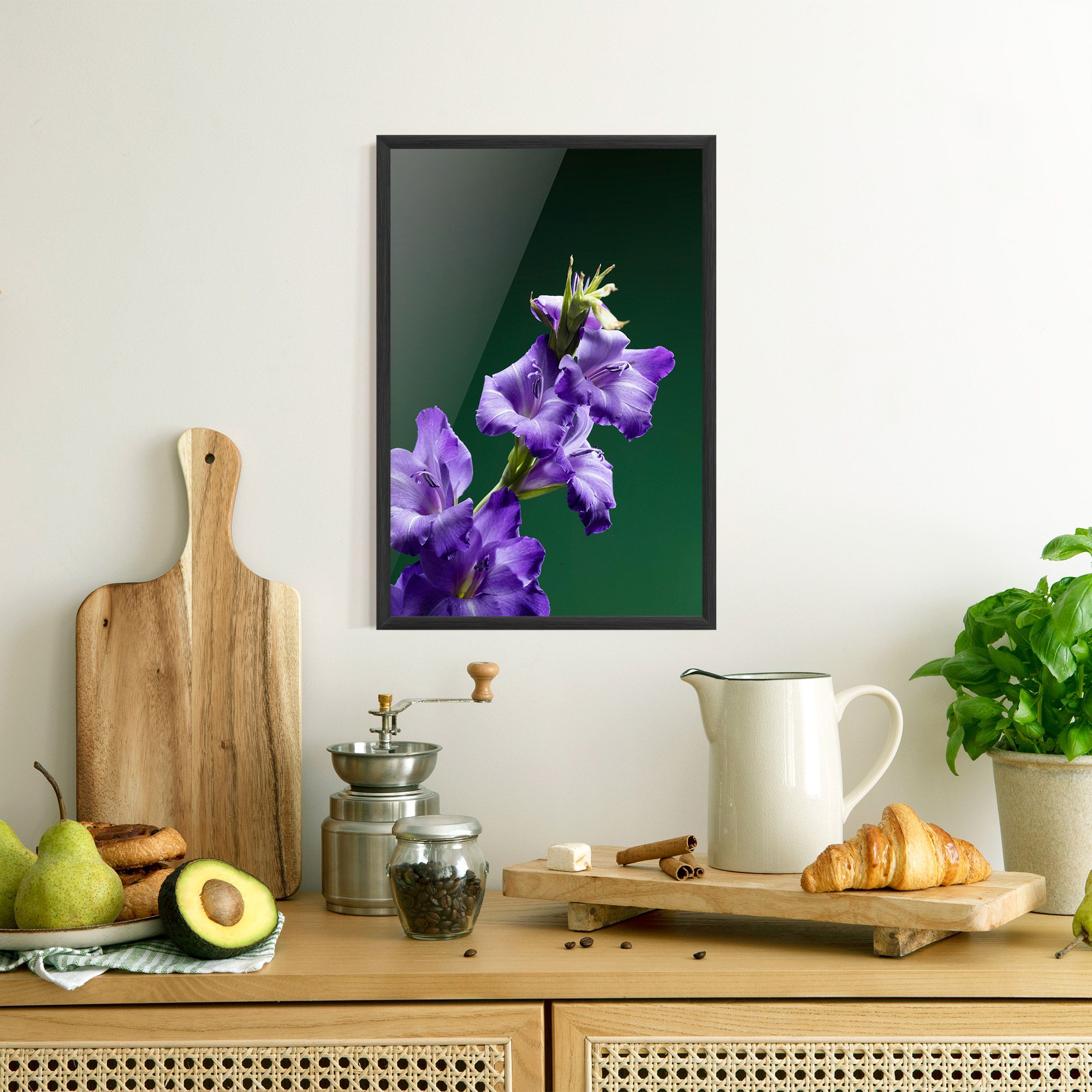 Iris On Green mockup 8