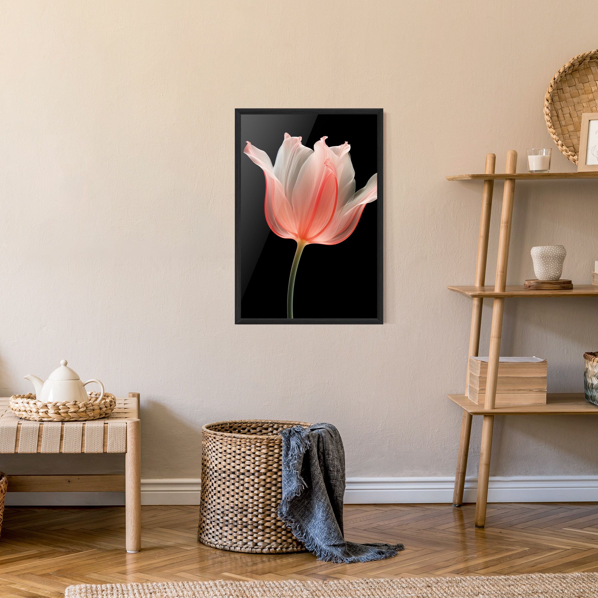 Pastel Pink Tulip mockup 9