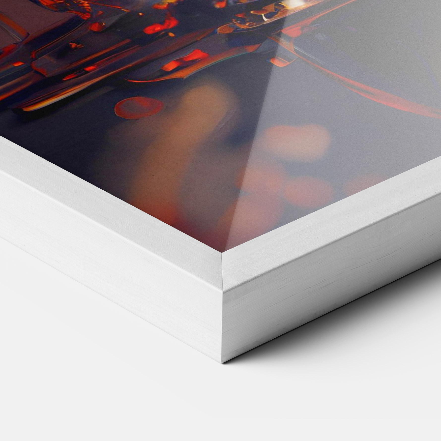 Poster Înrămat Black Tulip In Vase mockup 3