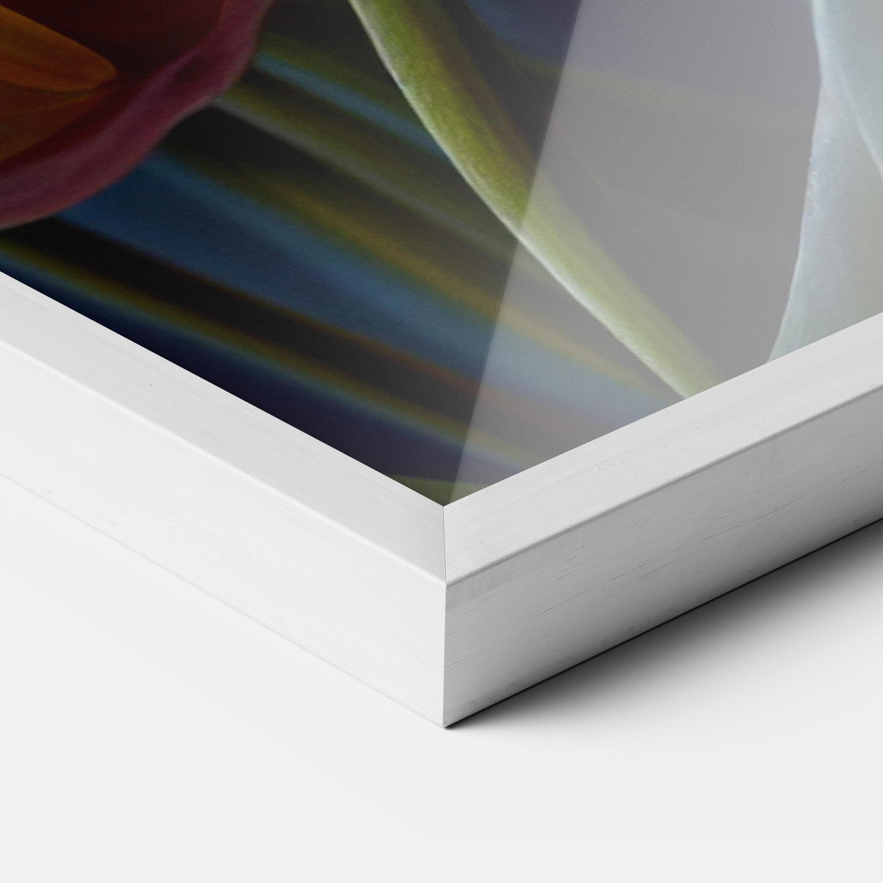 Poster Înrămat Pretty Yellow Tulips mockup 3