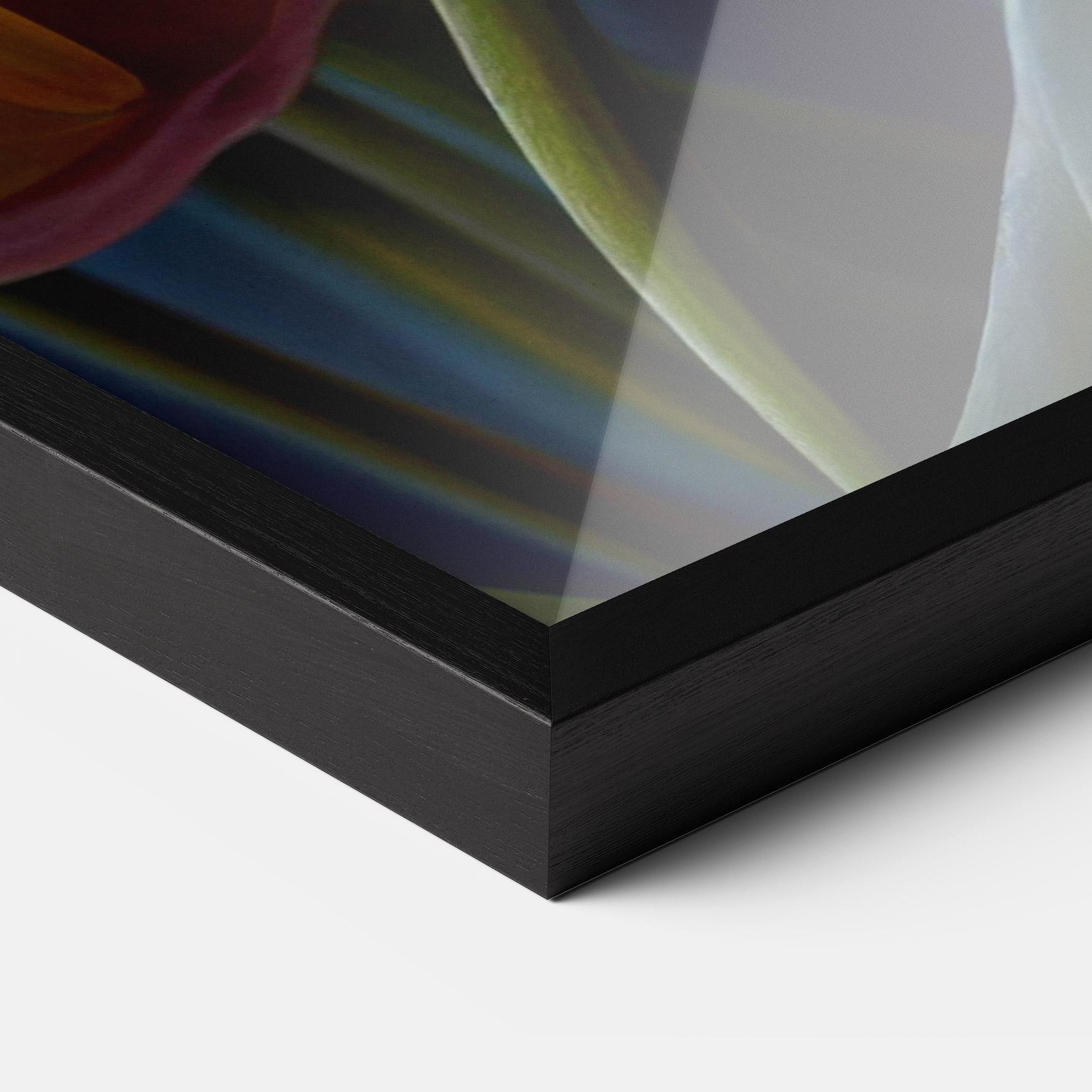 Poster Înrămat Pretty Yellow Tulips mockup 3