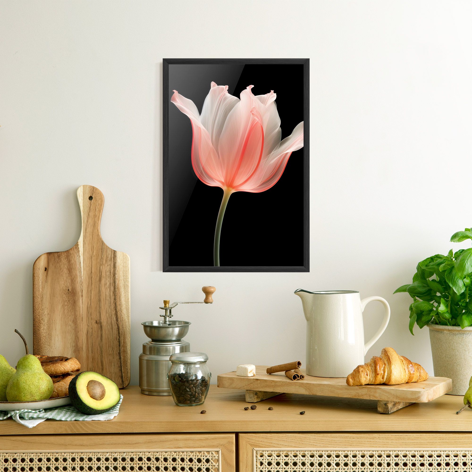 Pastel Pink Tulip mockup 8