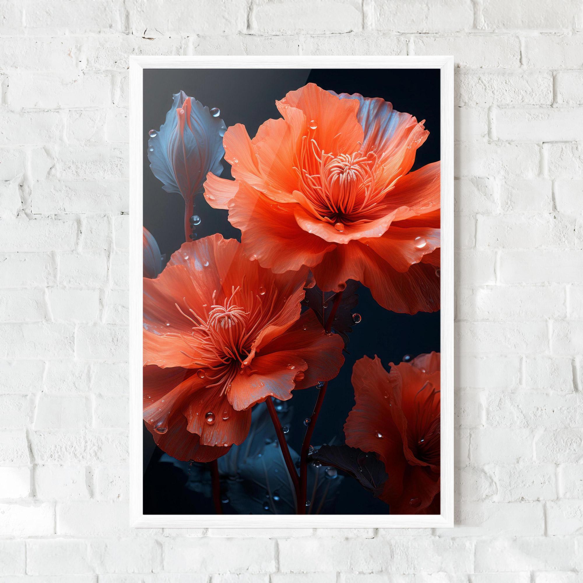 Poster Înrămat Orange Poppy mockup 0