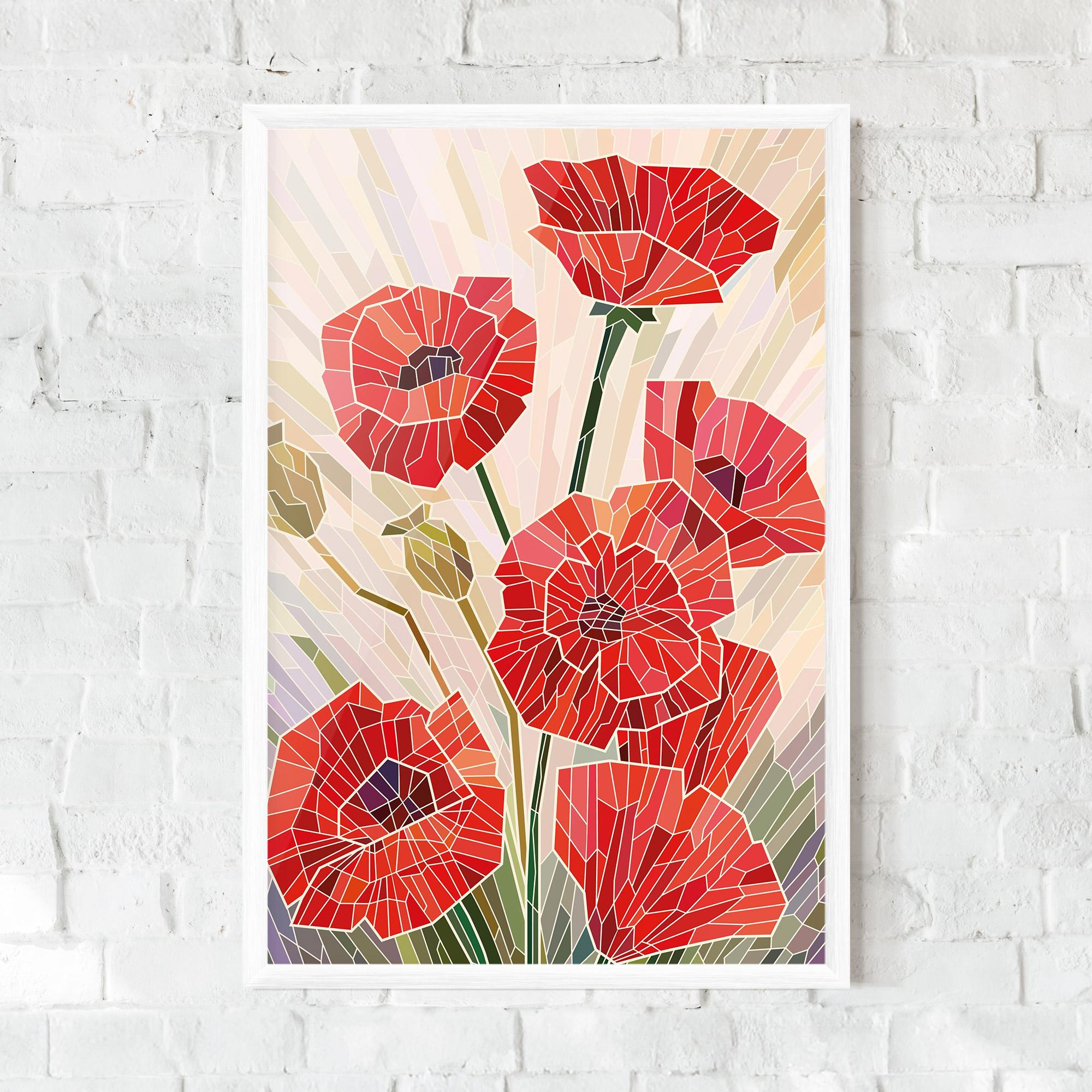 Poster Înrămat Poppy Glass mockup 0