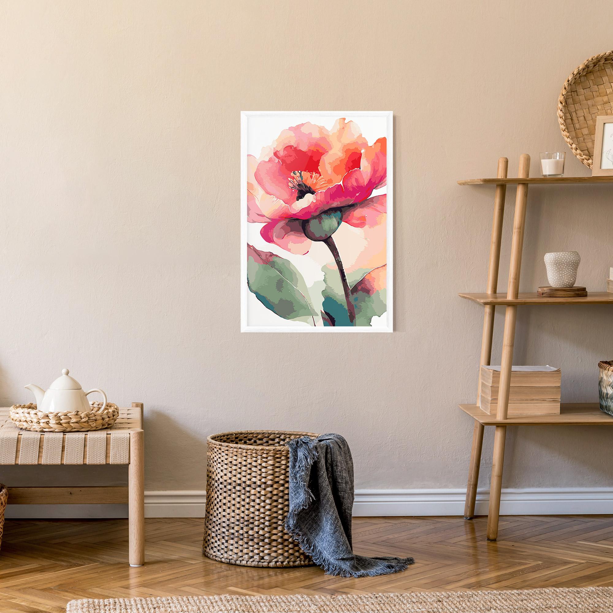 Poster Înrămat Pastel Poppy mockup 9