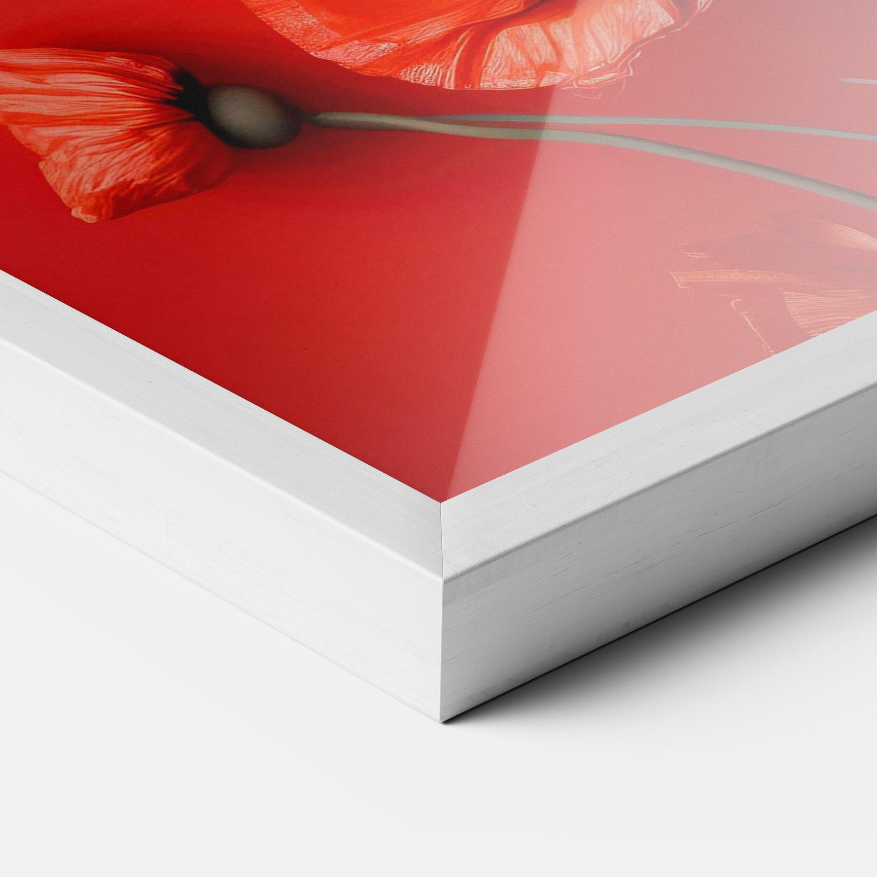 Poster Înrămat Poppies On The Table mockup 3