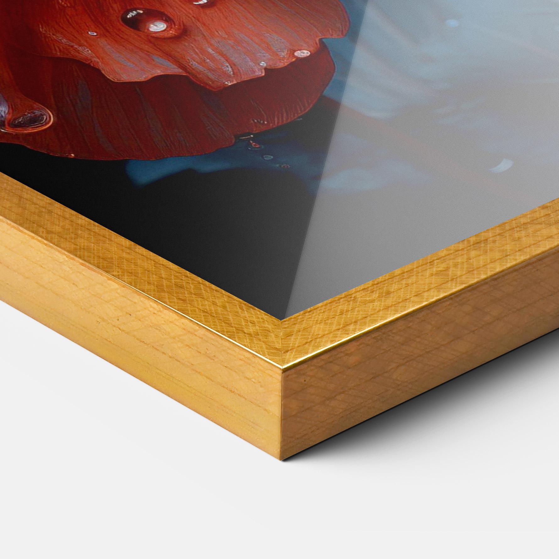 Poster Înrămat Orange Poppy mockup 3