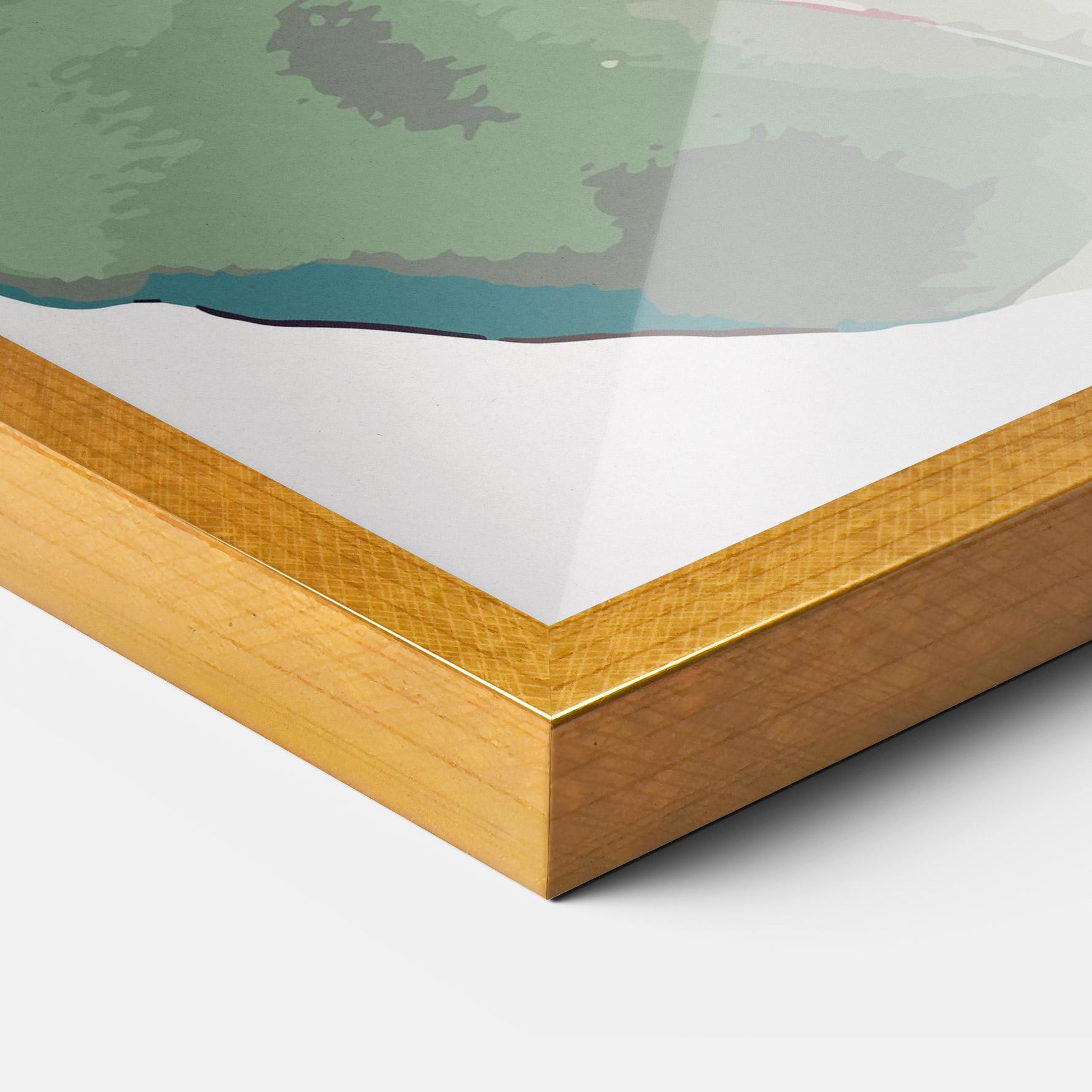 Poster Înrămat Pastel Poppy mockup 3