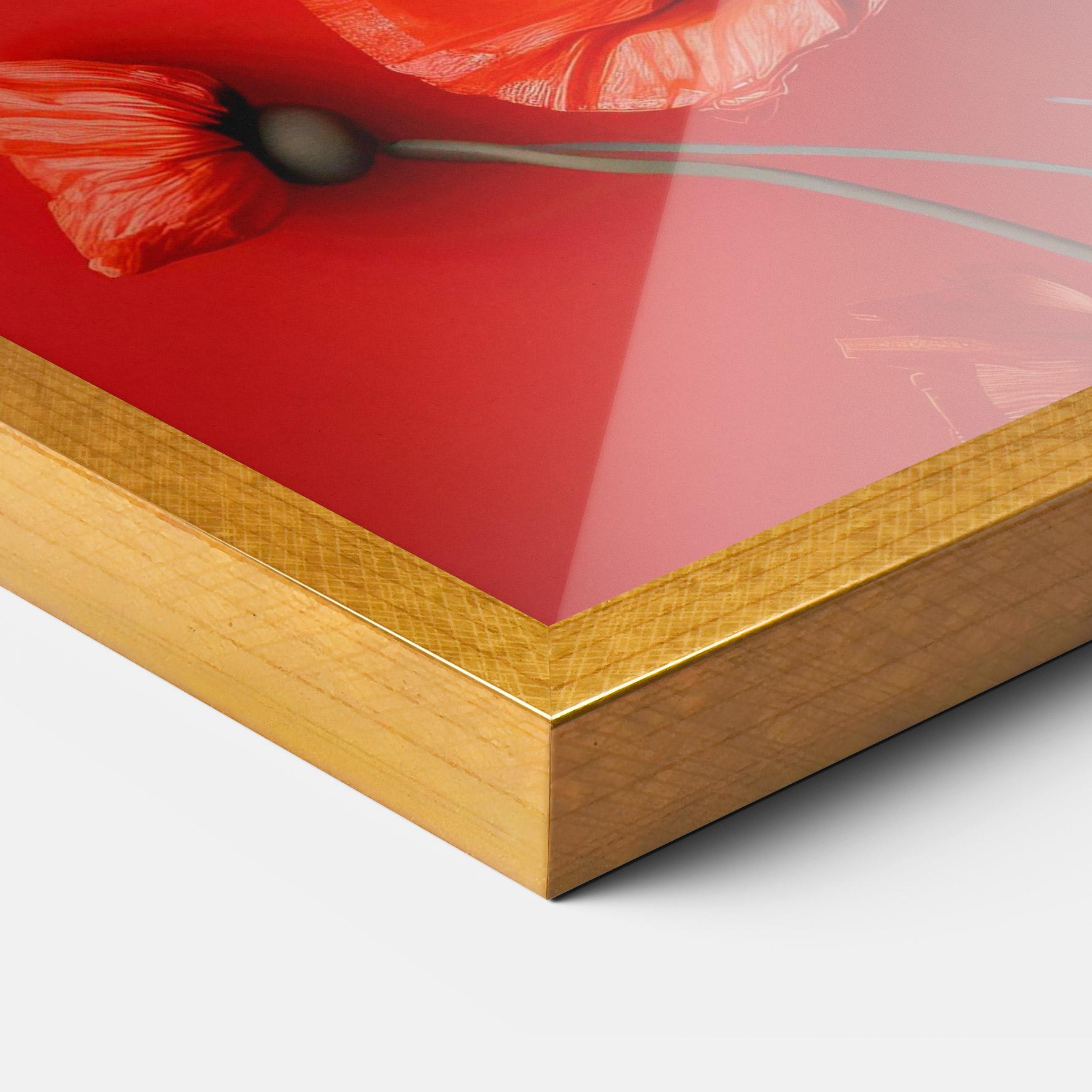 Poster Înrămat Poppies On The Table mockup 3