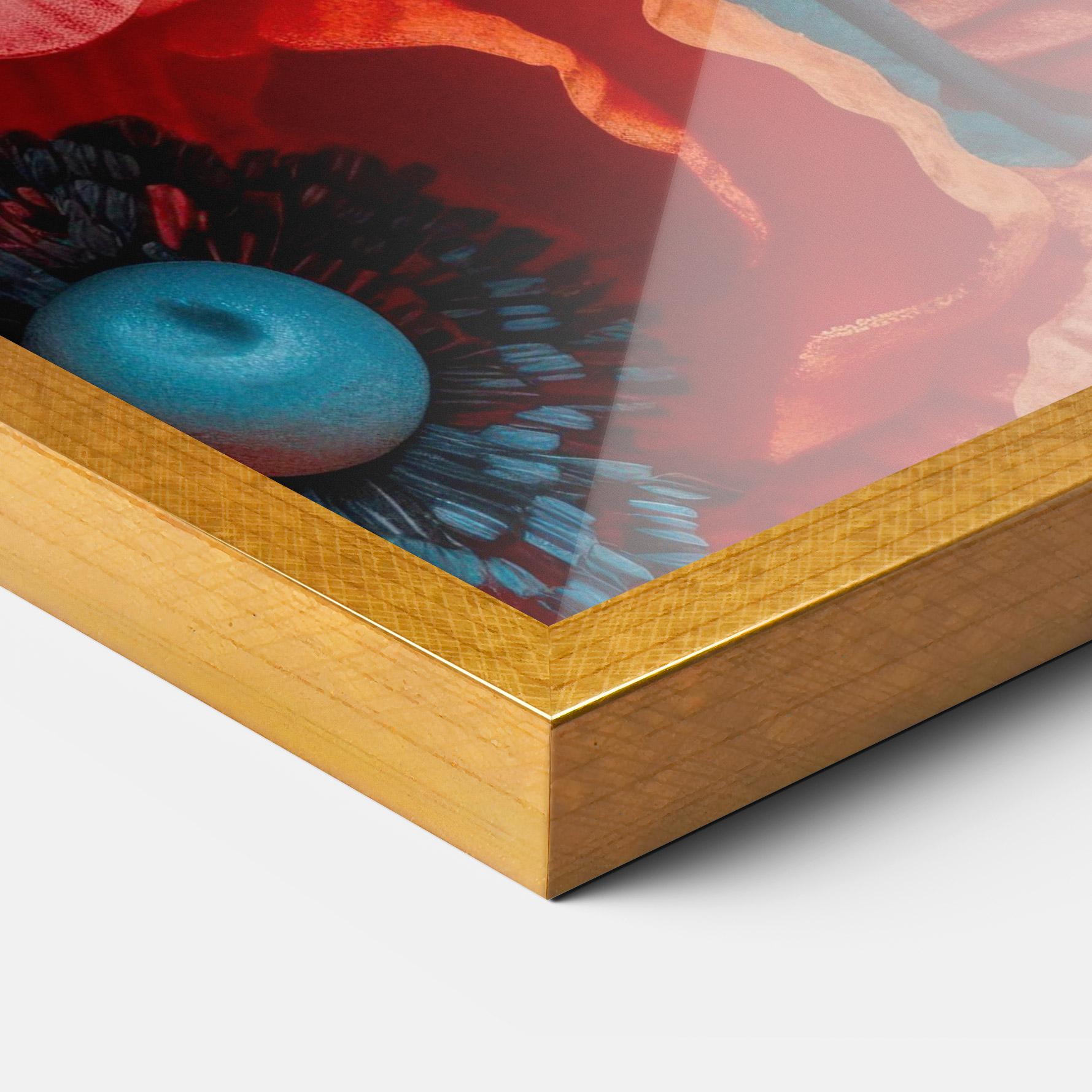 Poster Înrămat Poppy Close Up mockup 3