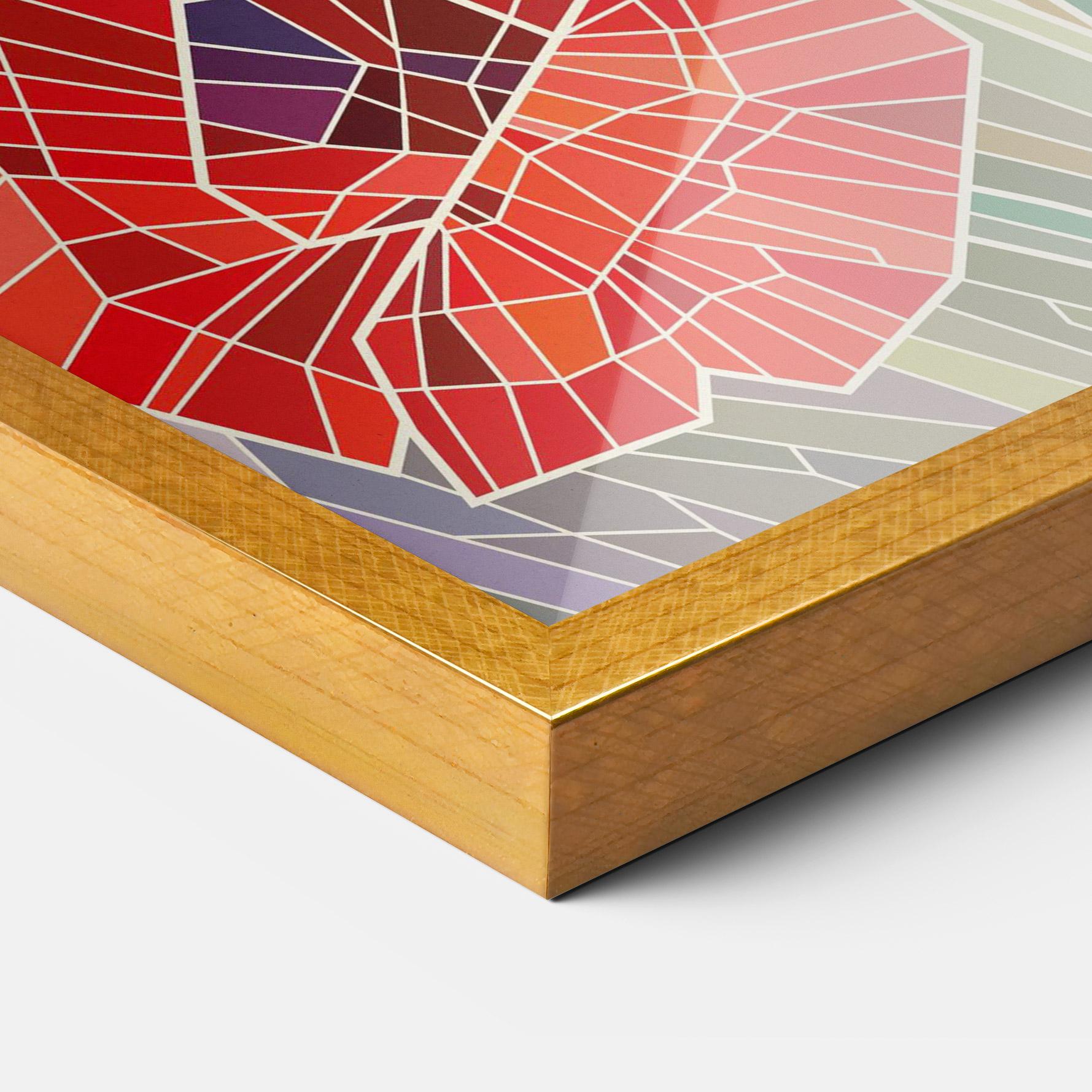 Poster Înrămat Poppy Glass mockup 3