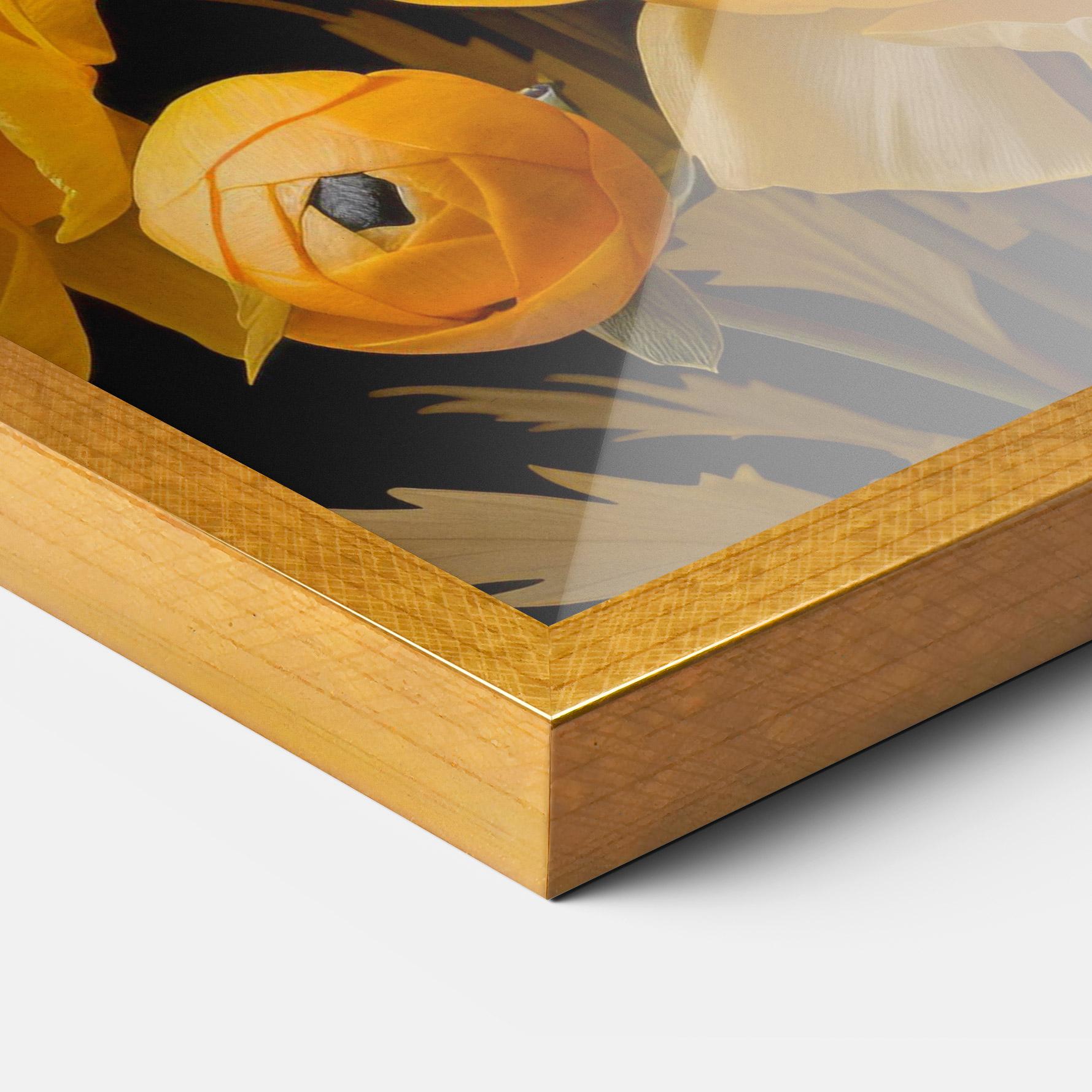 Poster Înrămat Yellow Poppy mockup 3