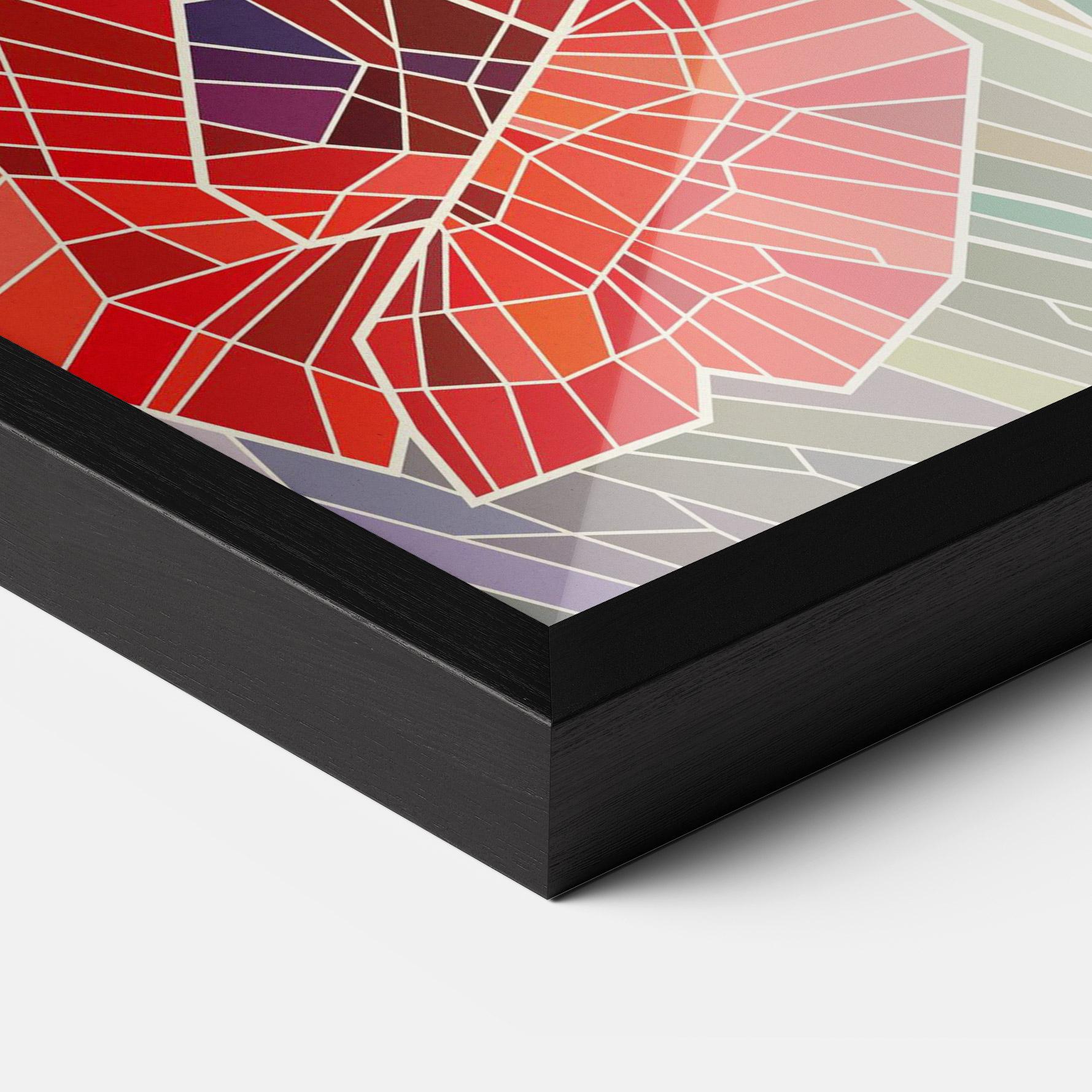 Poster Înrămat Poppy Glass mockup 3