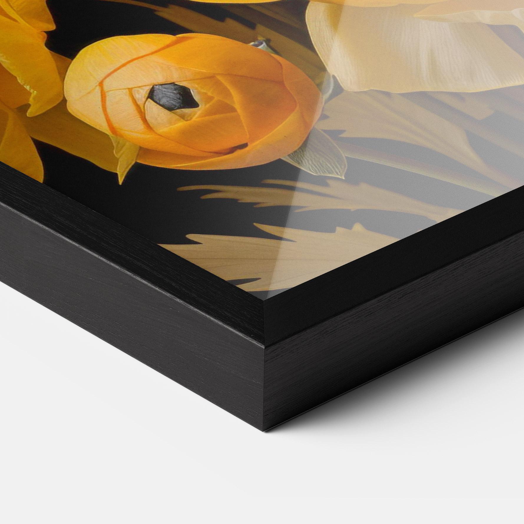 Poster Înrămat Yellow Poppy mockup 3