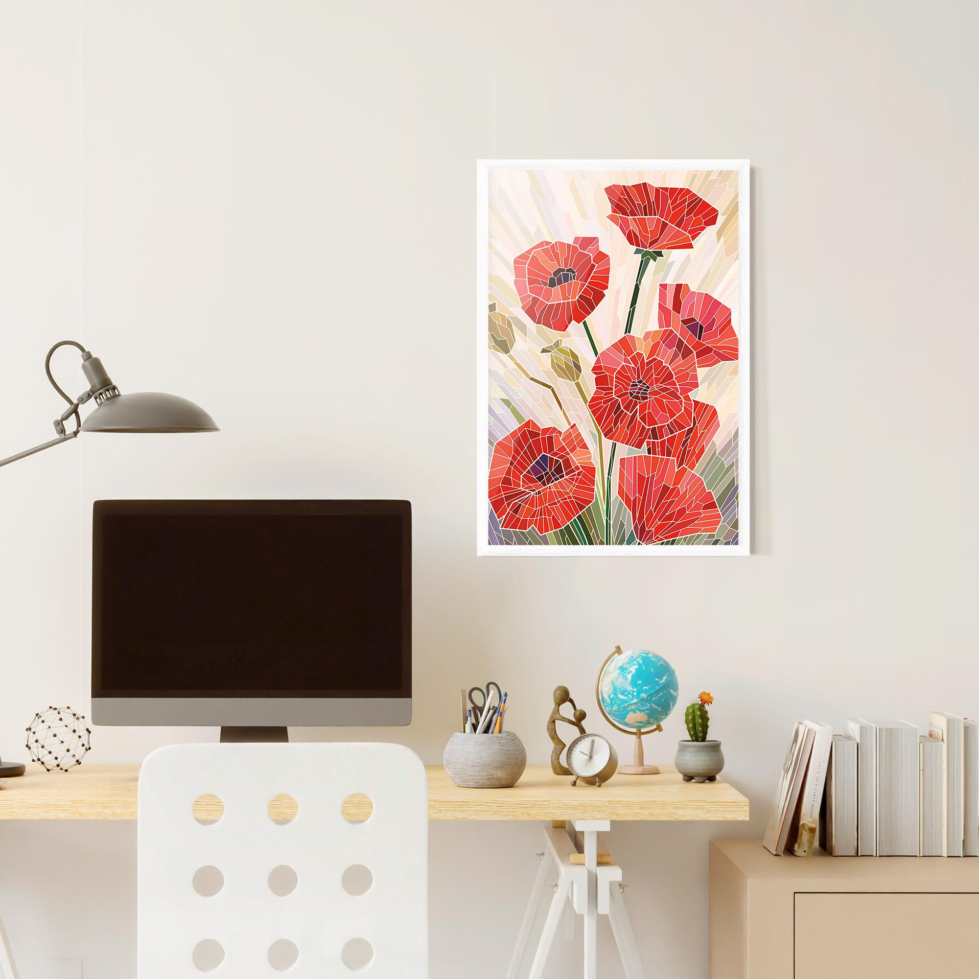 Poster Înrămat Poppy Glass mockup 6