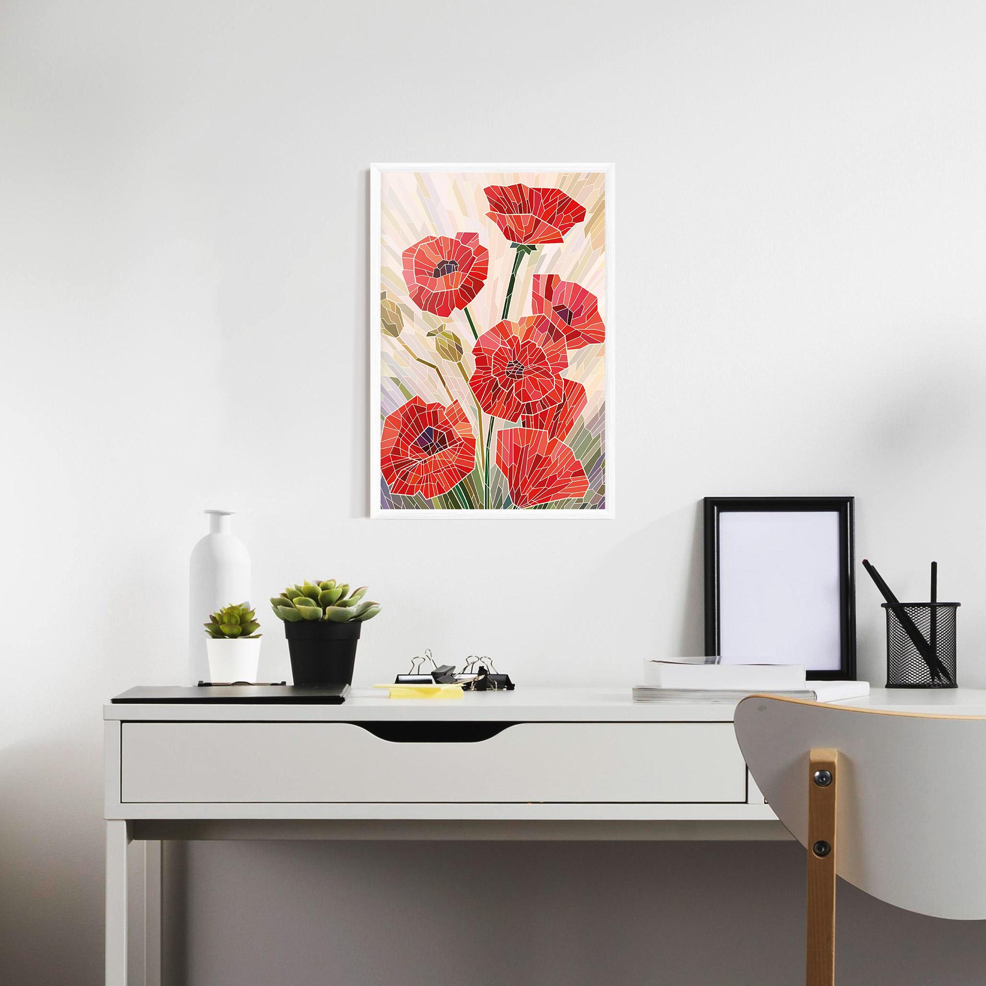 Poster Înrămat Poppy Glass mockup 7