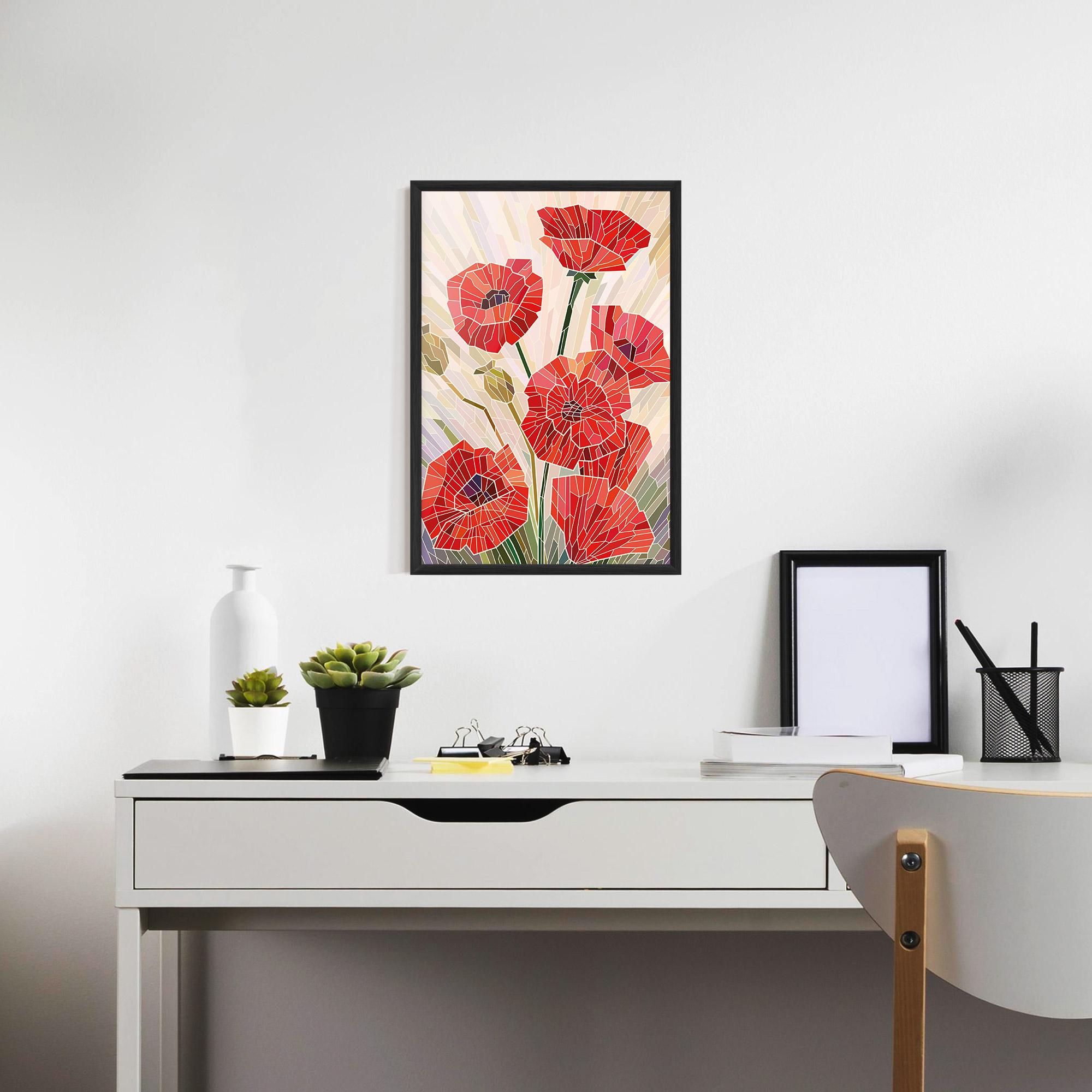 Poster Înrămat Poppy Glass mockup 7