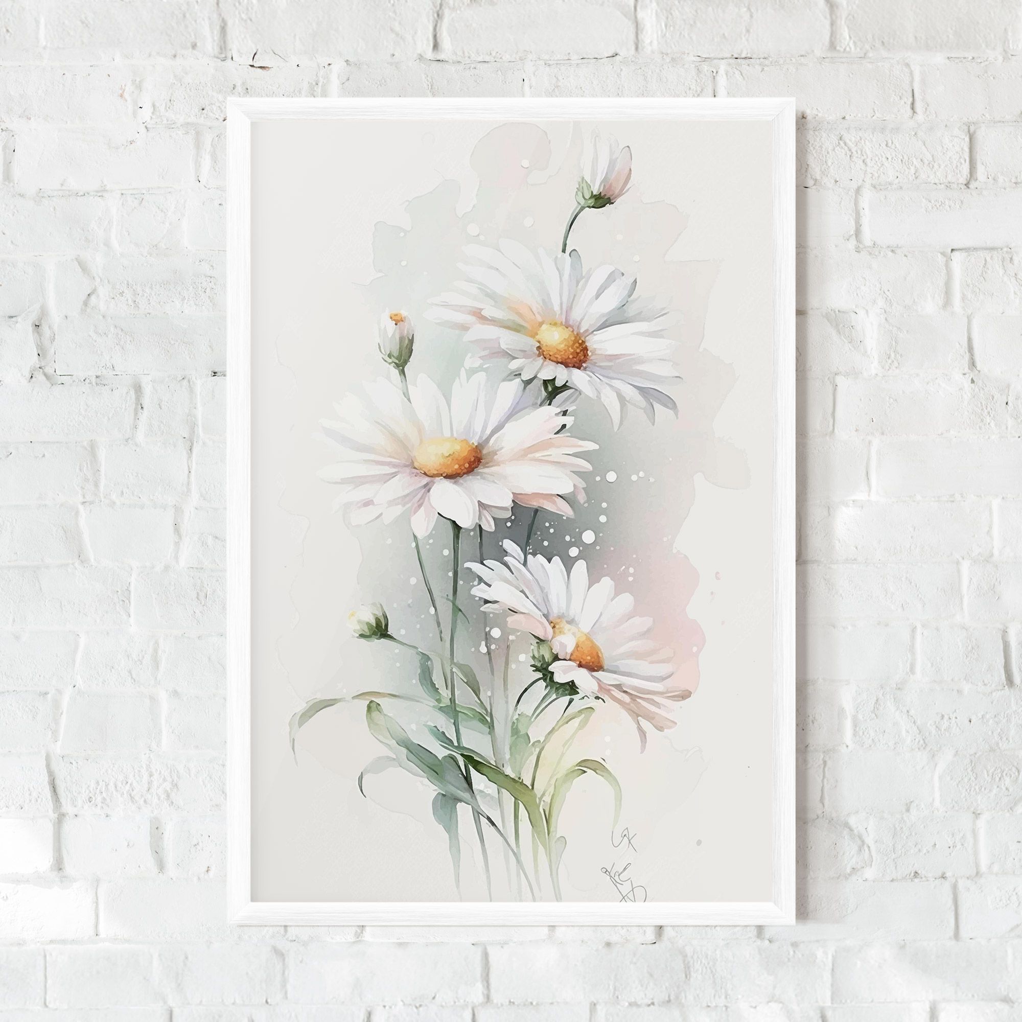 Dreamy White Daisy mockup 0