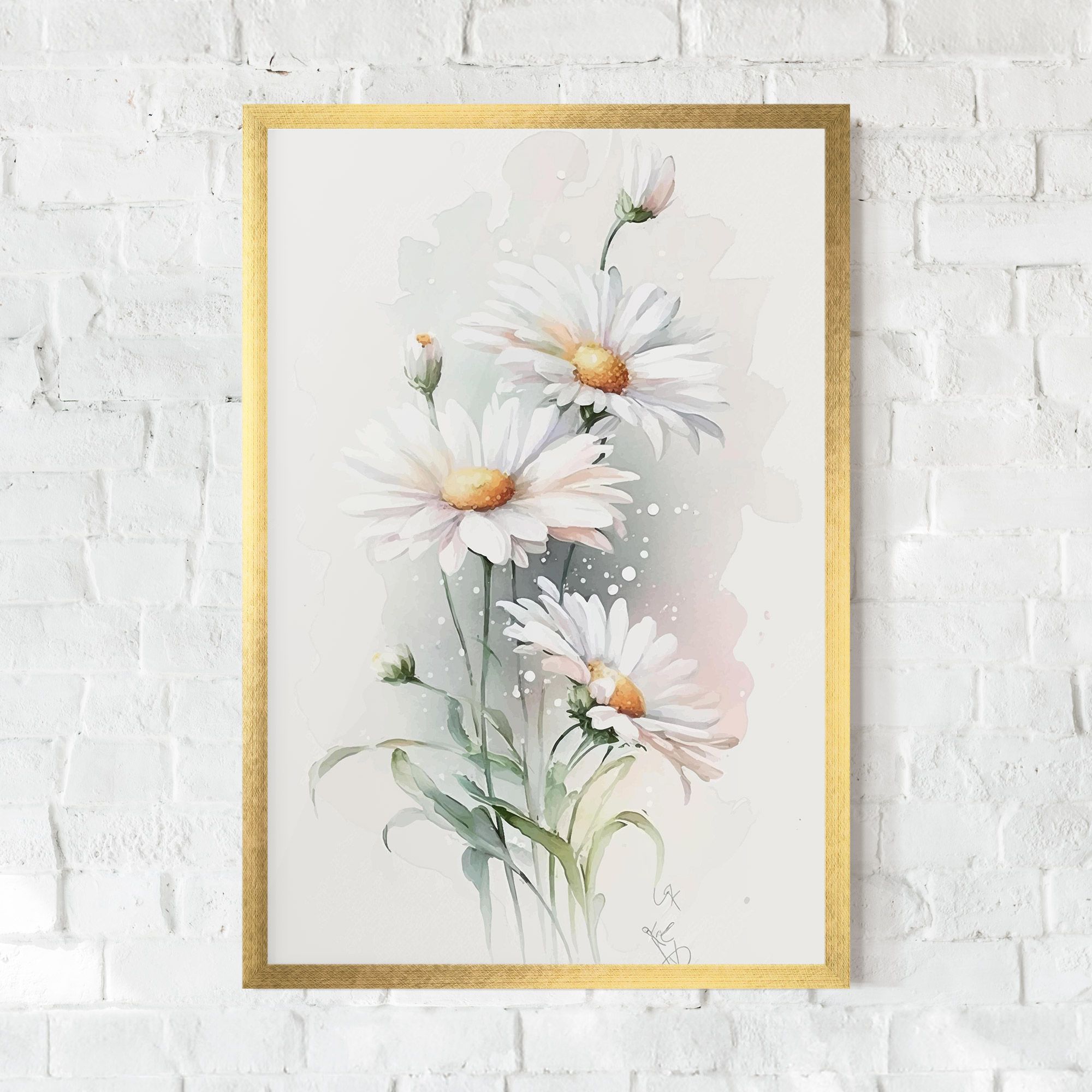 Dreamy White Daisy mockup 0