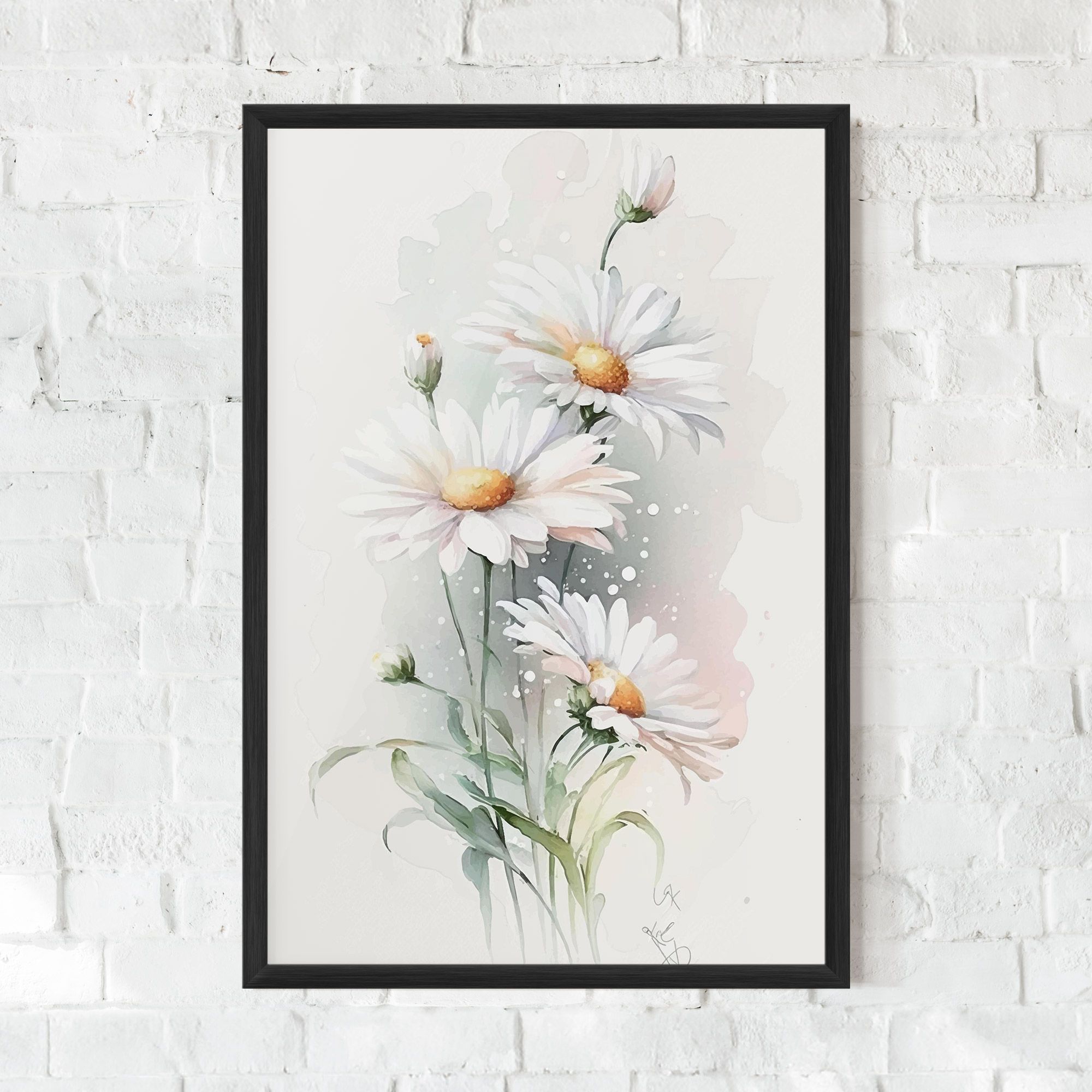 Dreamy White Daisy mockup 0