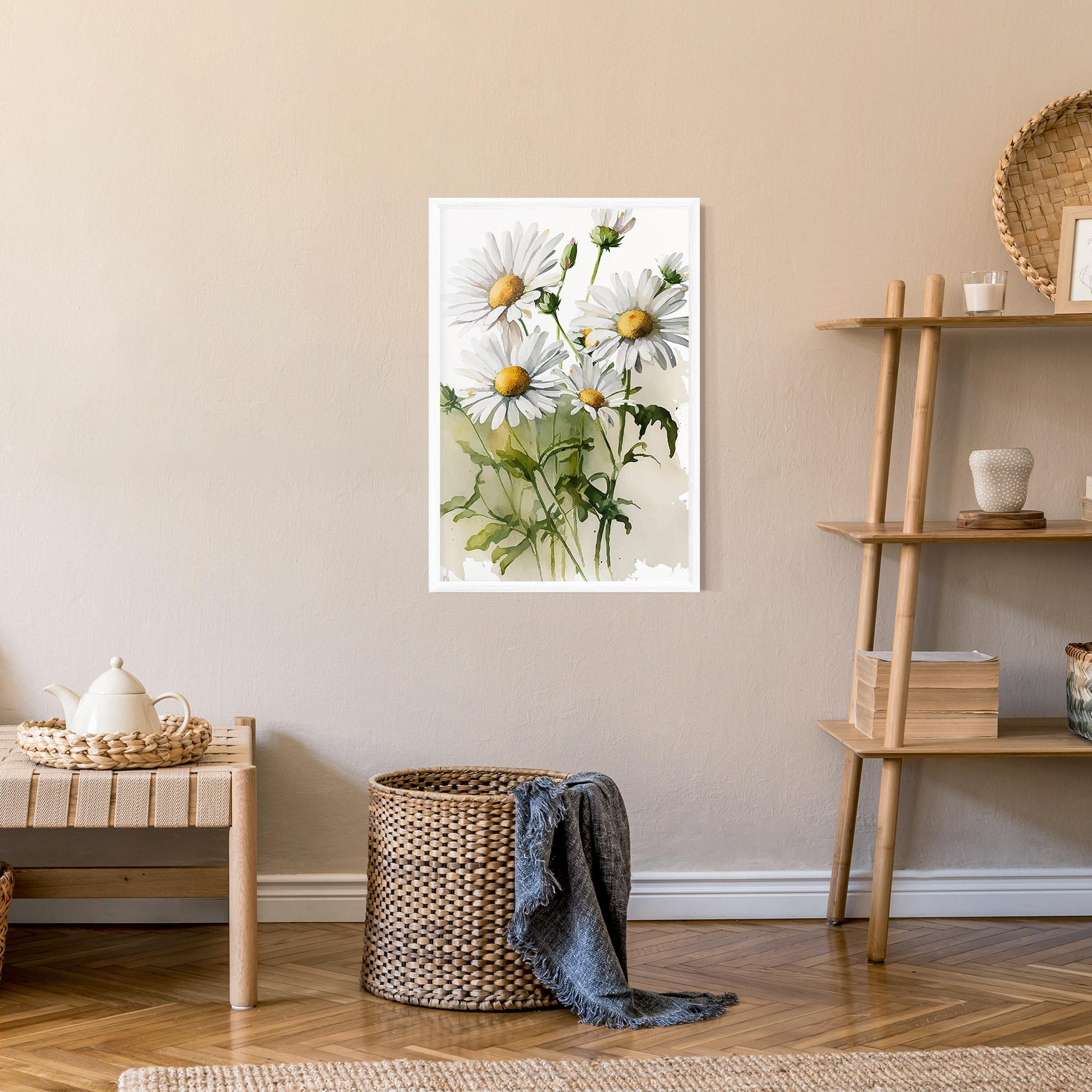 Poster Înrămat Painted Daisy mockup 9