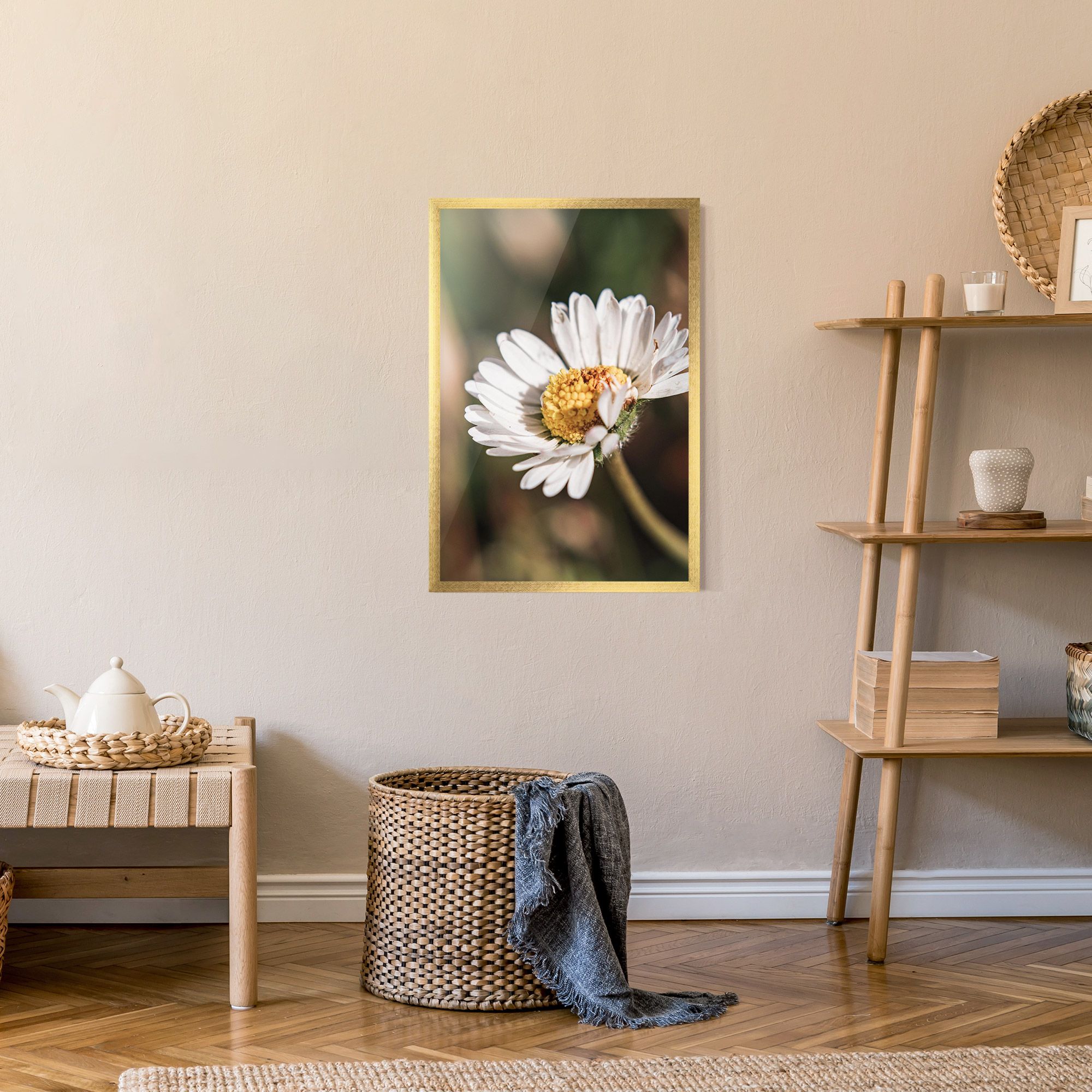 Yellow Pastel Daisy mockup 9