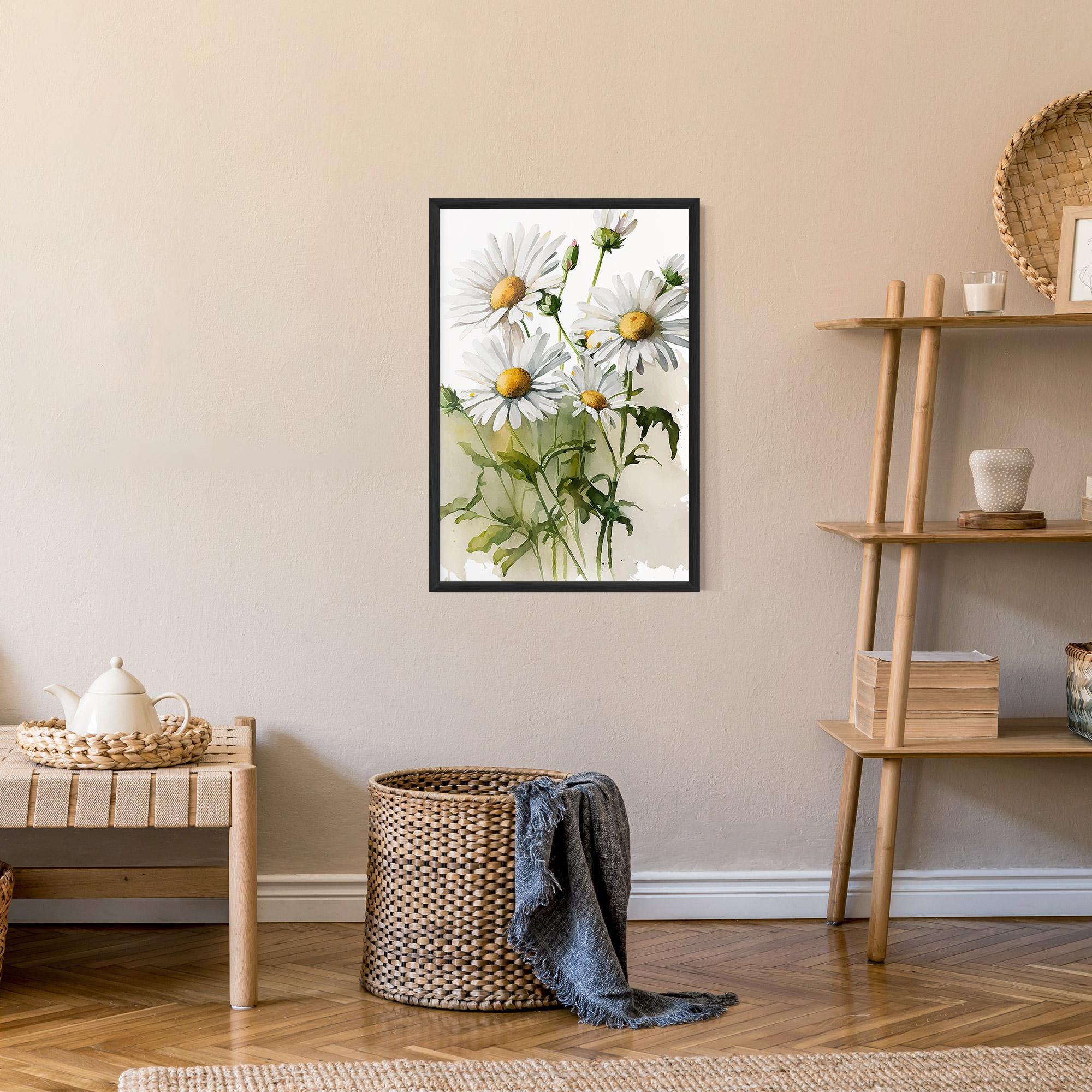 Poster Înrămat Painted Daisy mockup 9