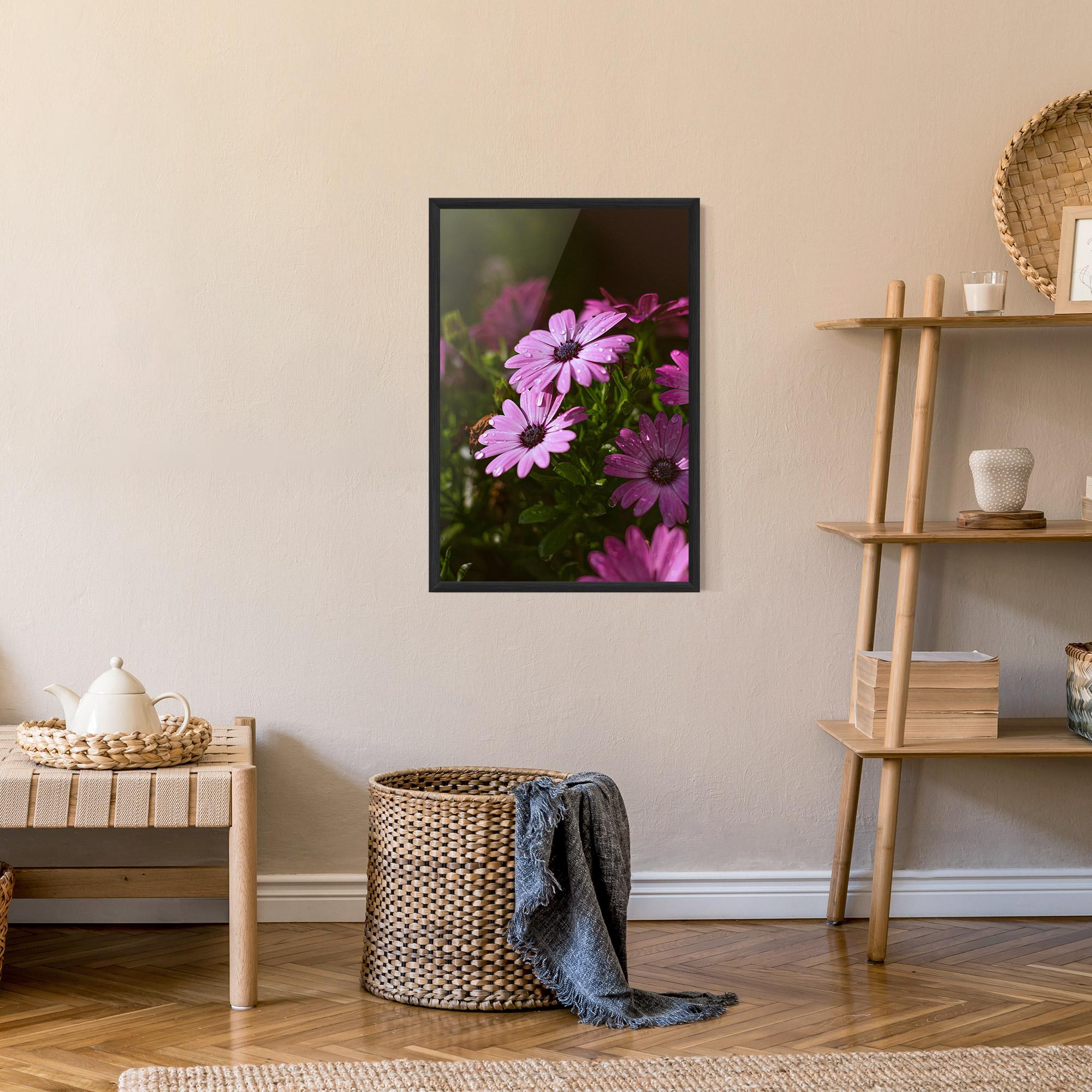 Poster Înrămat Purple Daisy mockup 9