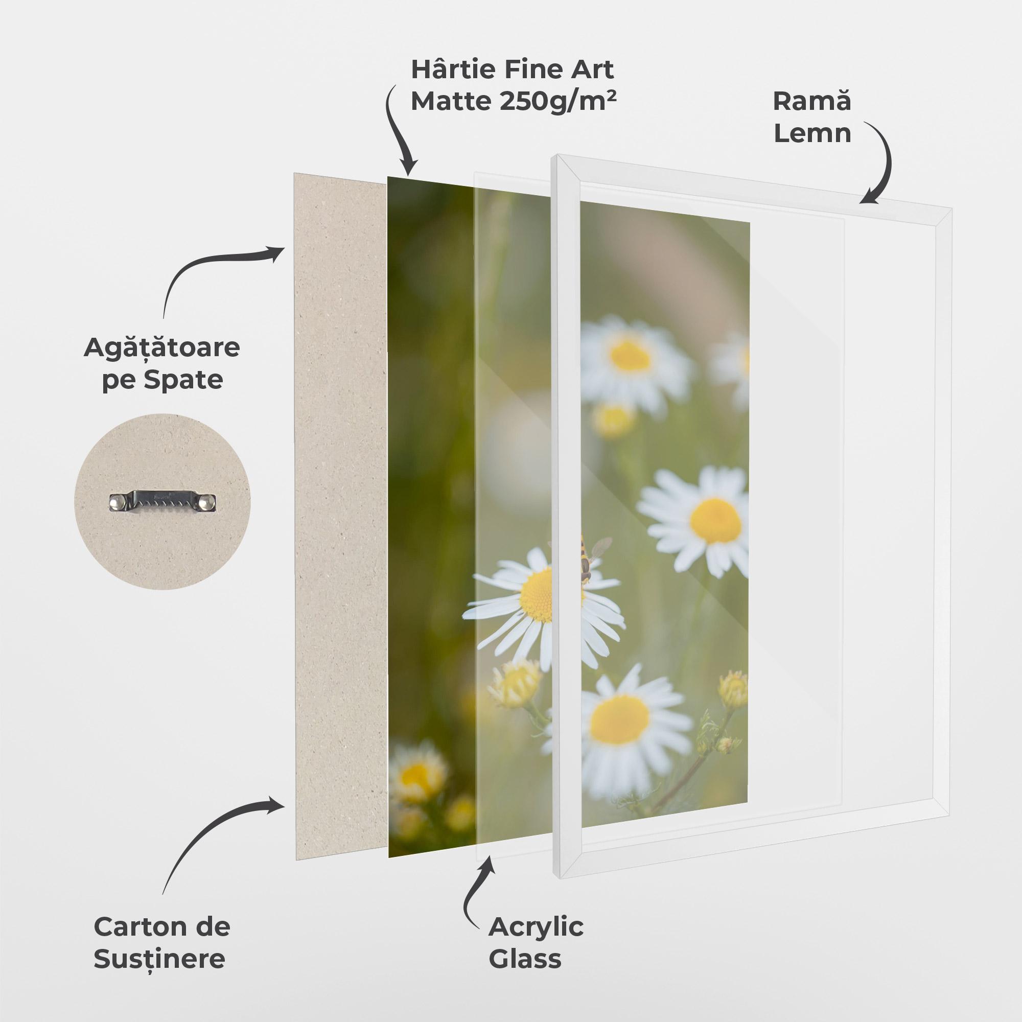 Poster Înrămat Bug On Small Daisy mockup 1