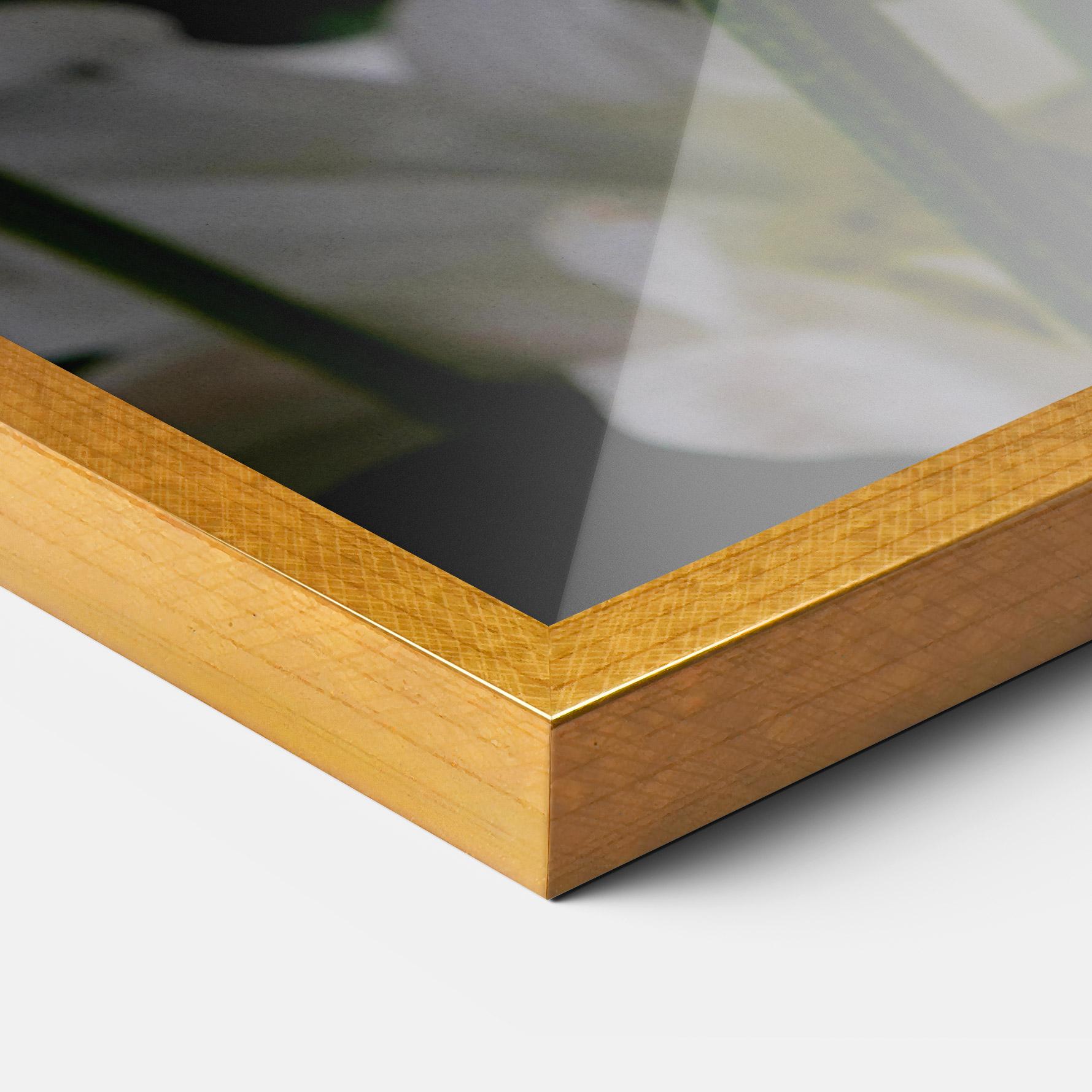 Poster Înrămat Green Middle Daisy View mockup 3