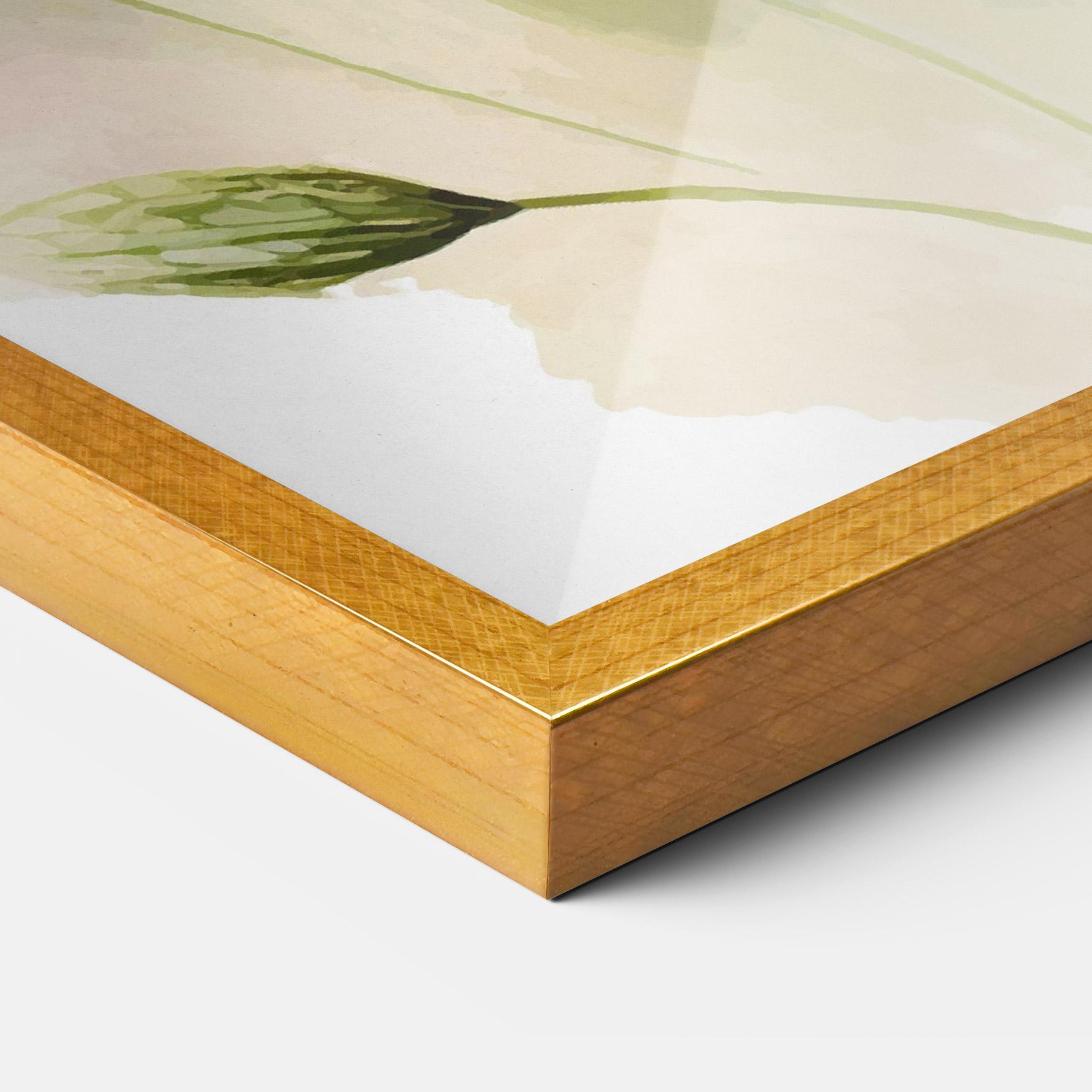 Poster Înrămat White Daisy Art mockup 3