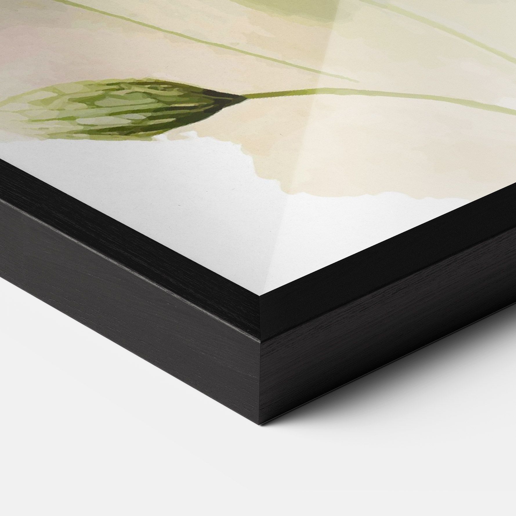 White Daisy Art mockup 3