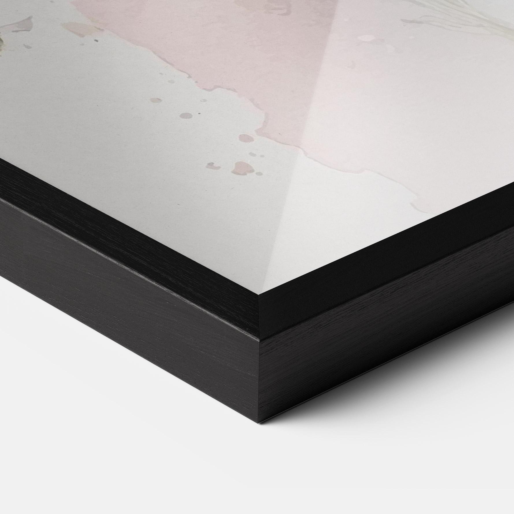 Poster Înrămat White Painted Daisy mockup 3