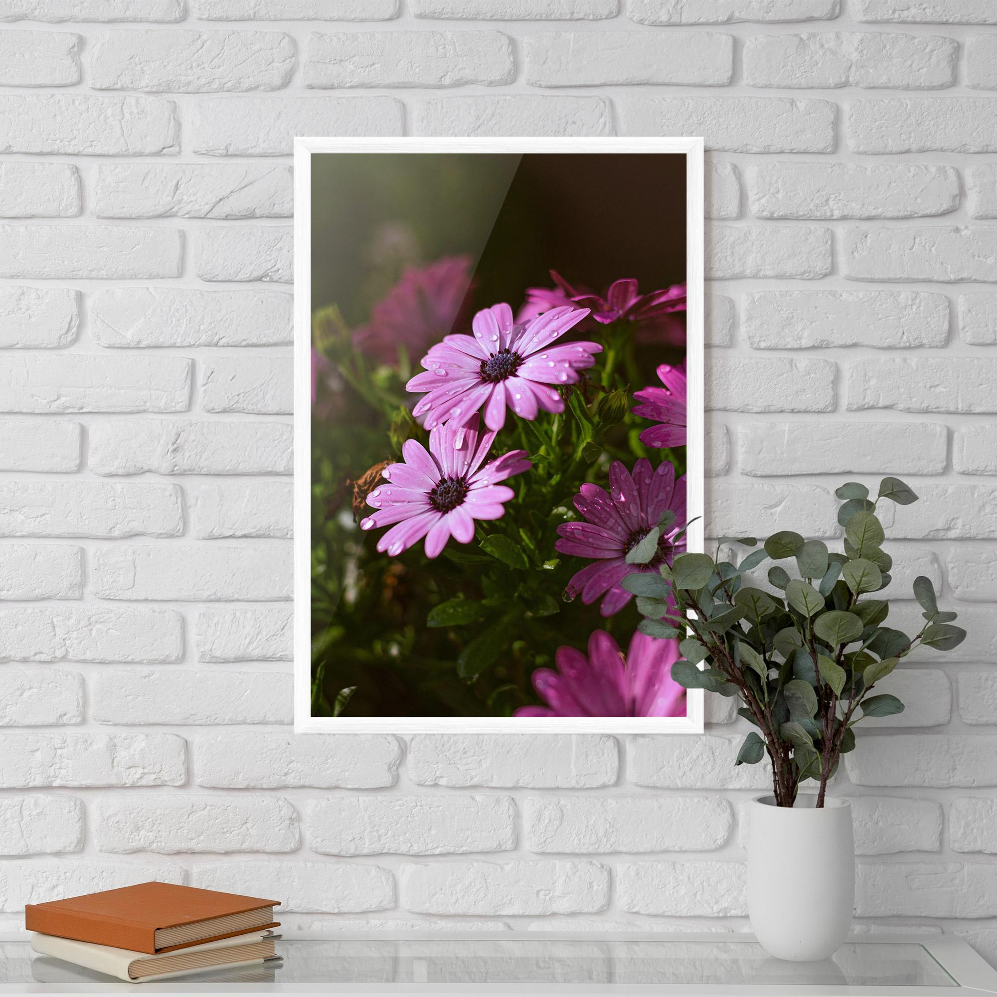 Poster Înrămat Purple Daisy mockup 5