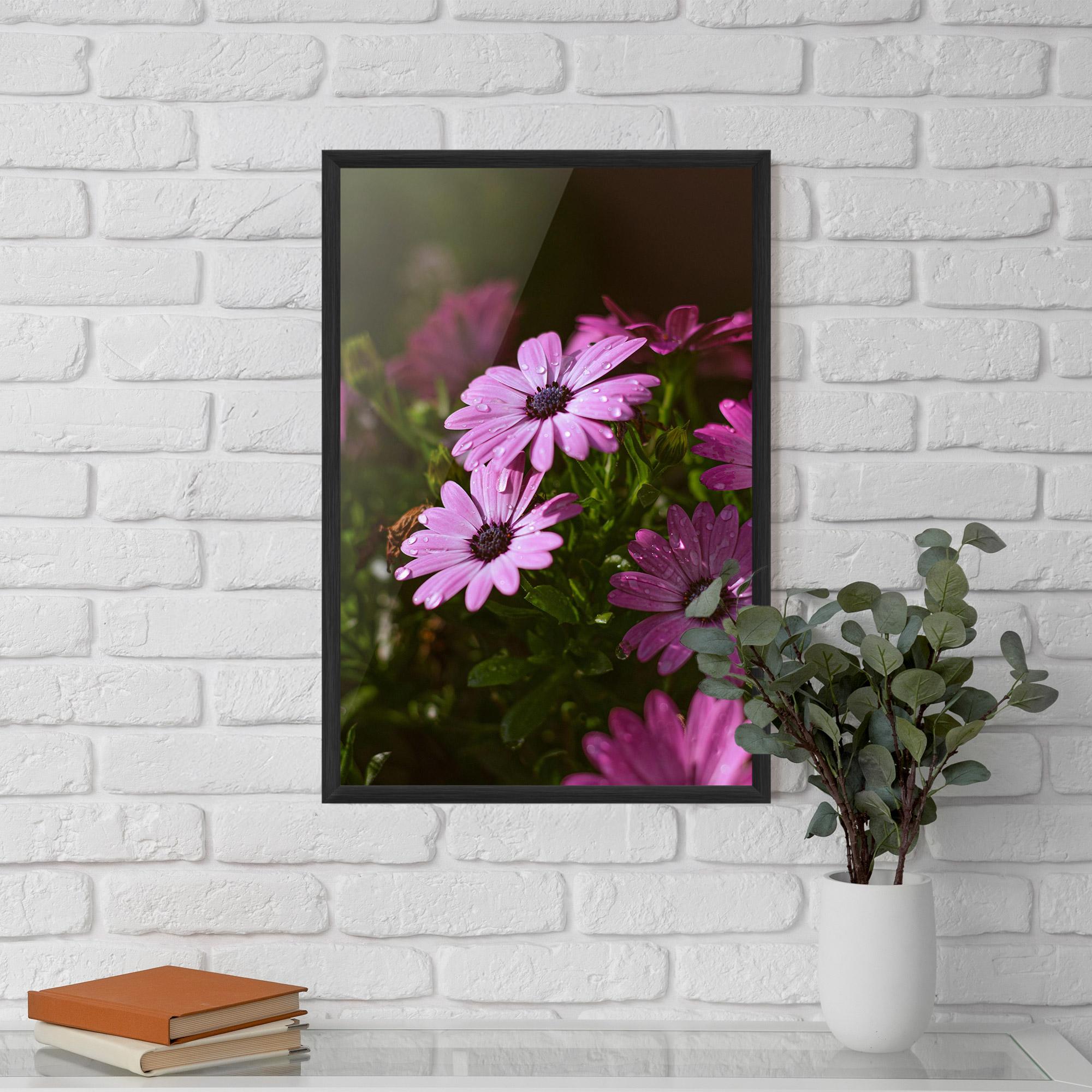 Poster Înrămat Purple Daisy mockup 5
