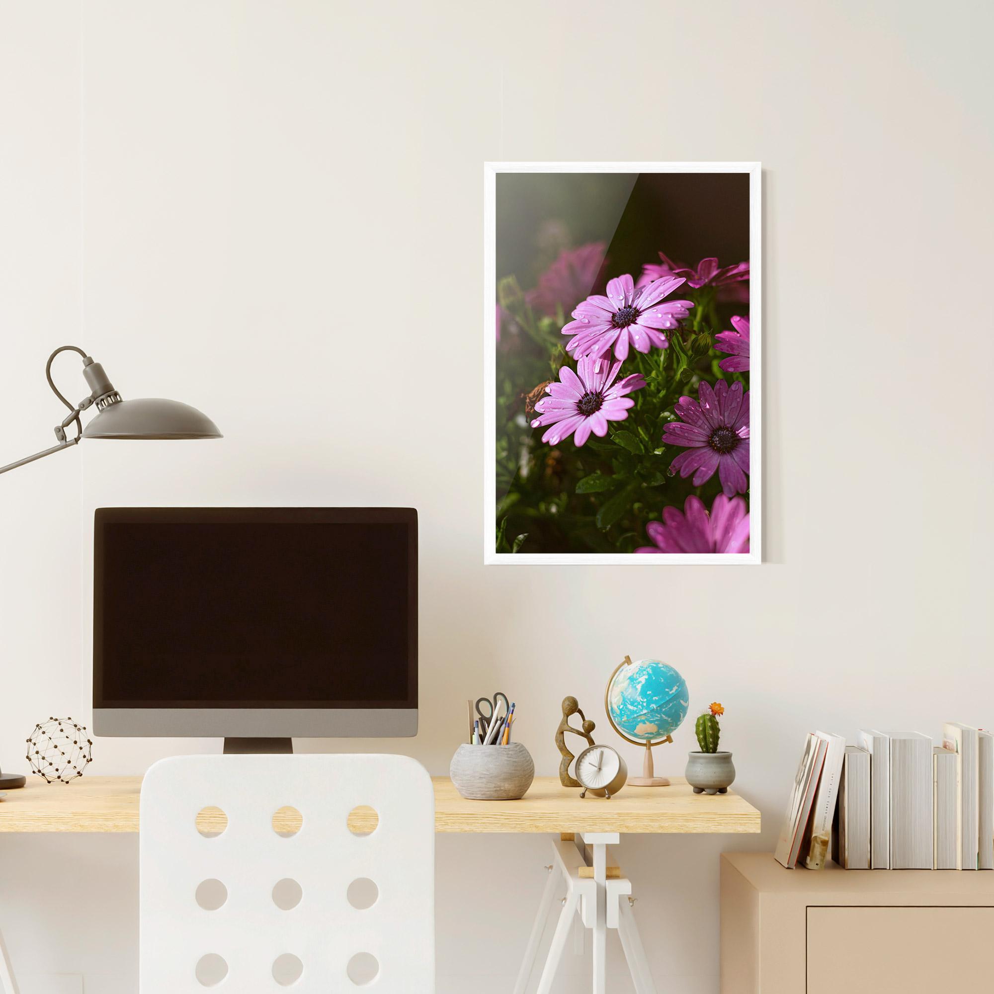 Poster Înrămat Purple Daisy mockup 6