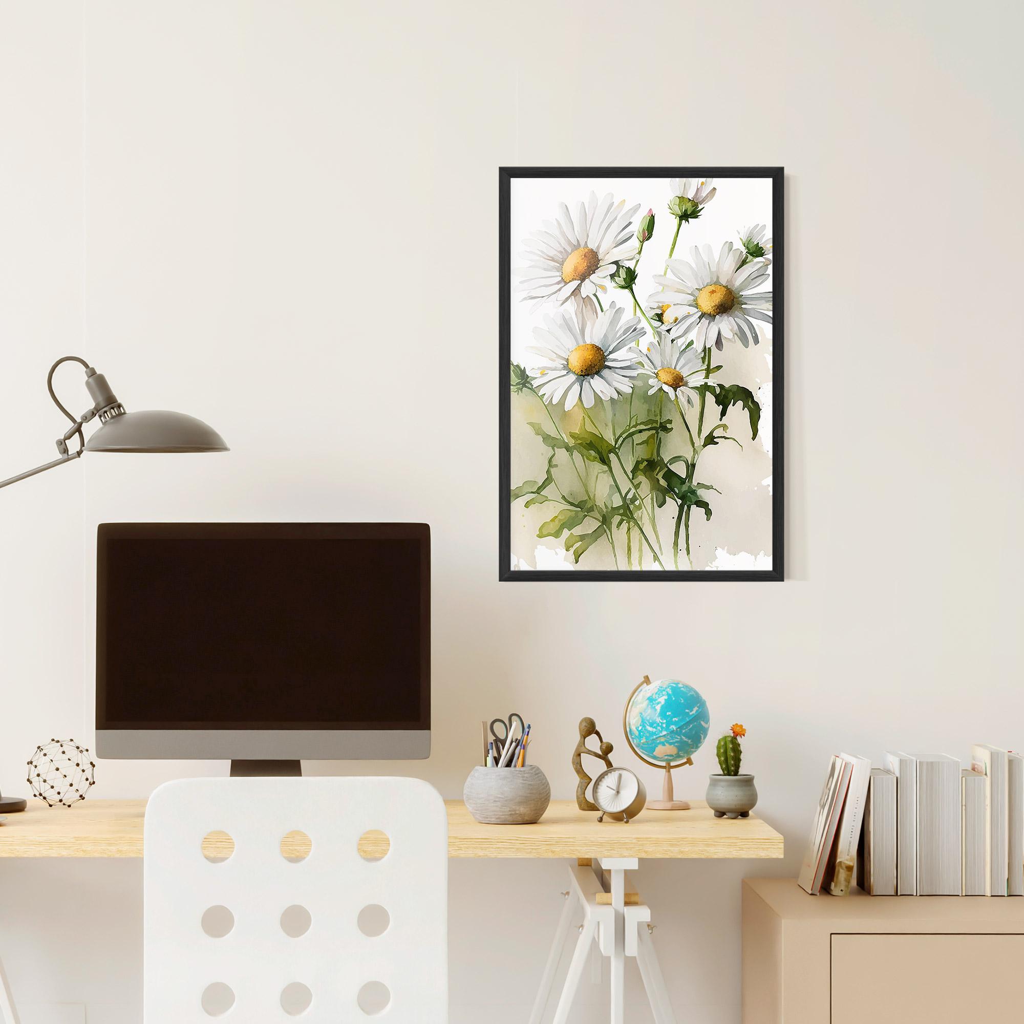 Poster Înrămat Painted Daisy mockup 6
