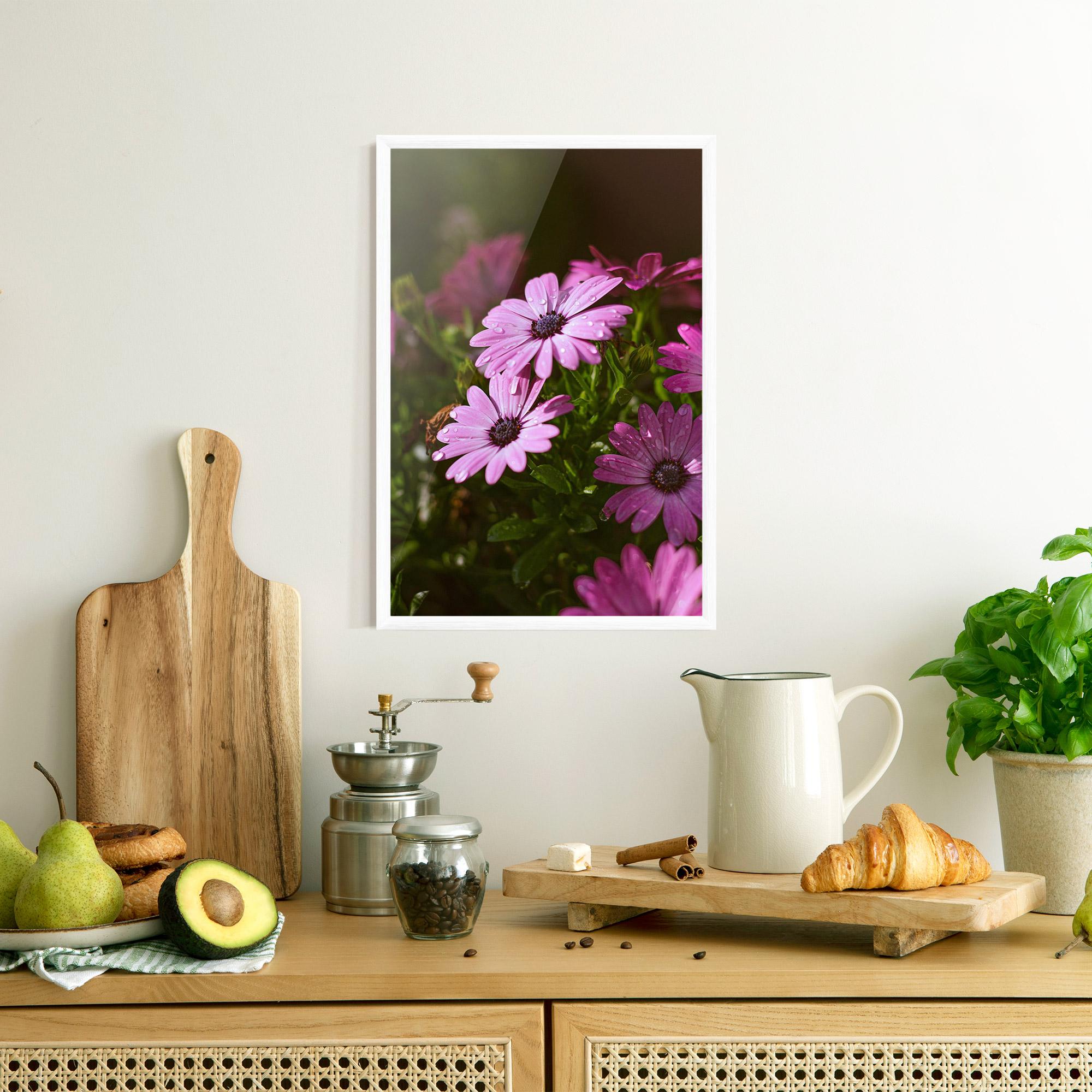 Poster Înrămat Purple Daisy mockup 8