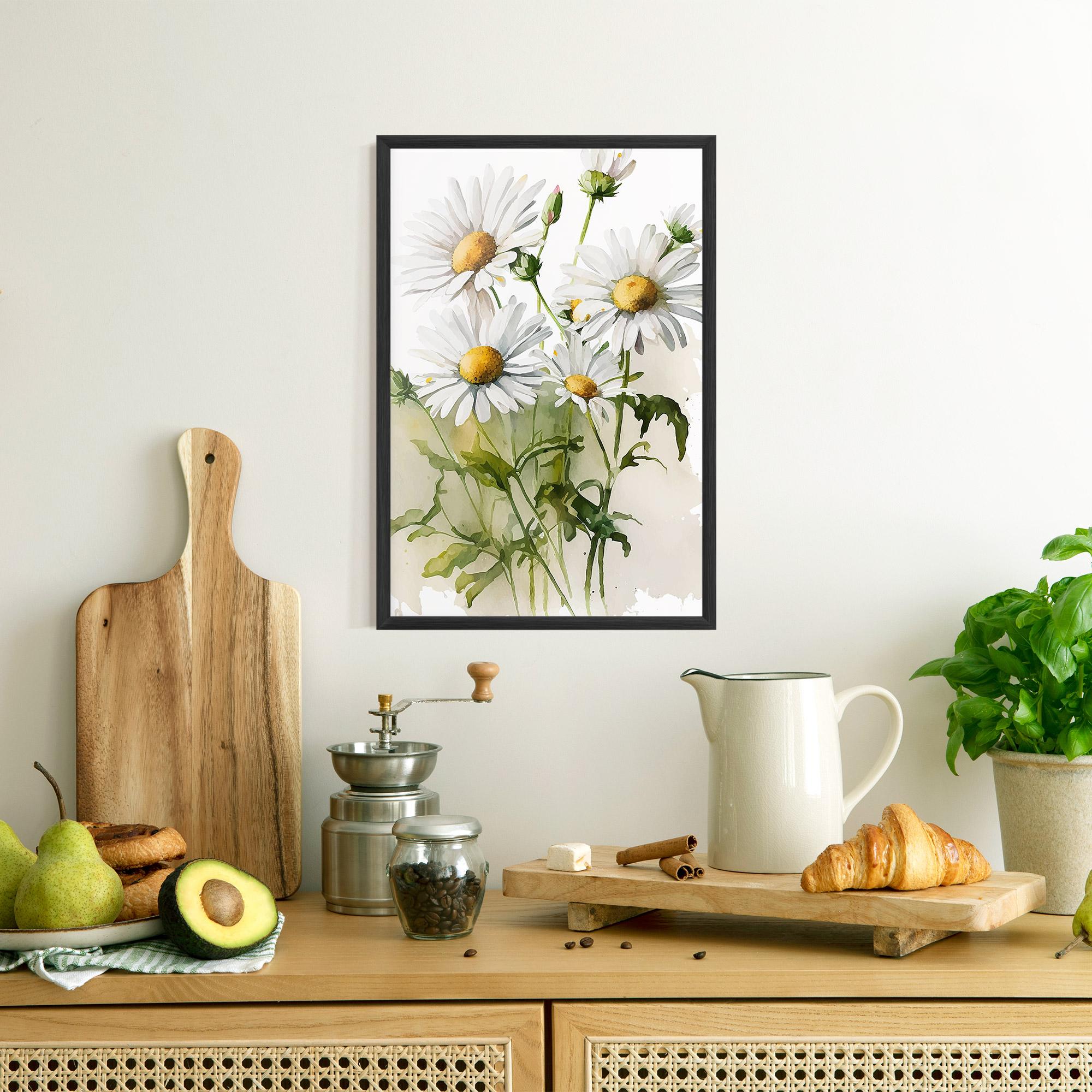 Poster Înrămat Painted Daisy mockup 8