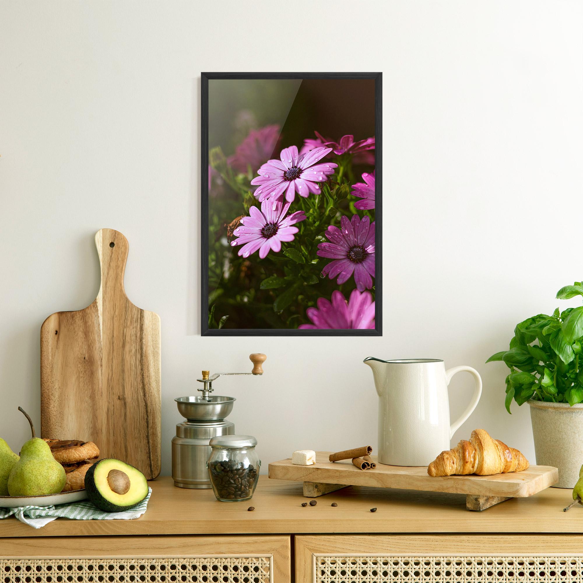 Poster Înrămat Purple Daisy mockup 8