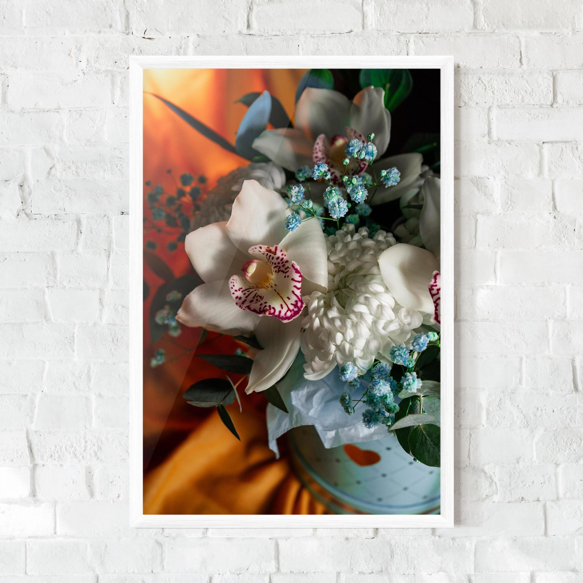 Poster Înrămat Orchid In Vase mockup 0