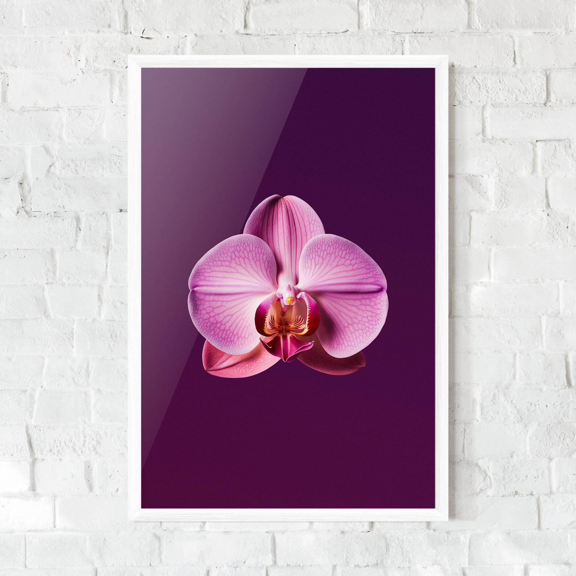 Poster Înrămat Purple Orchid mockup 0