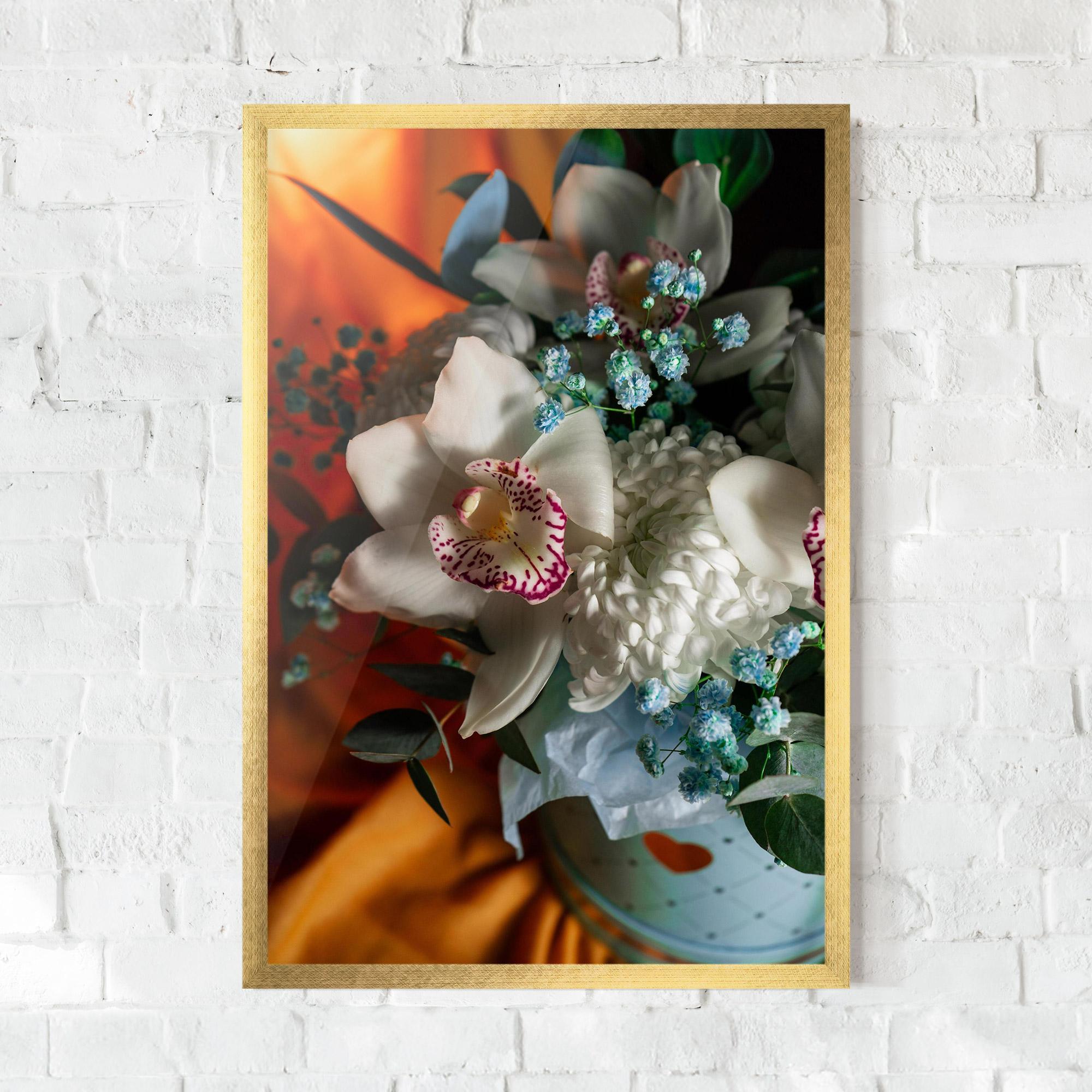 Poster Înrămat Orchid In Vase mockup 0