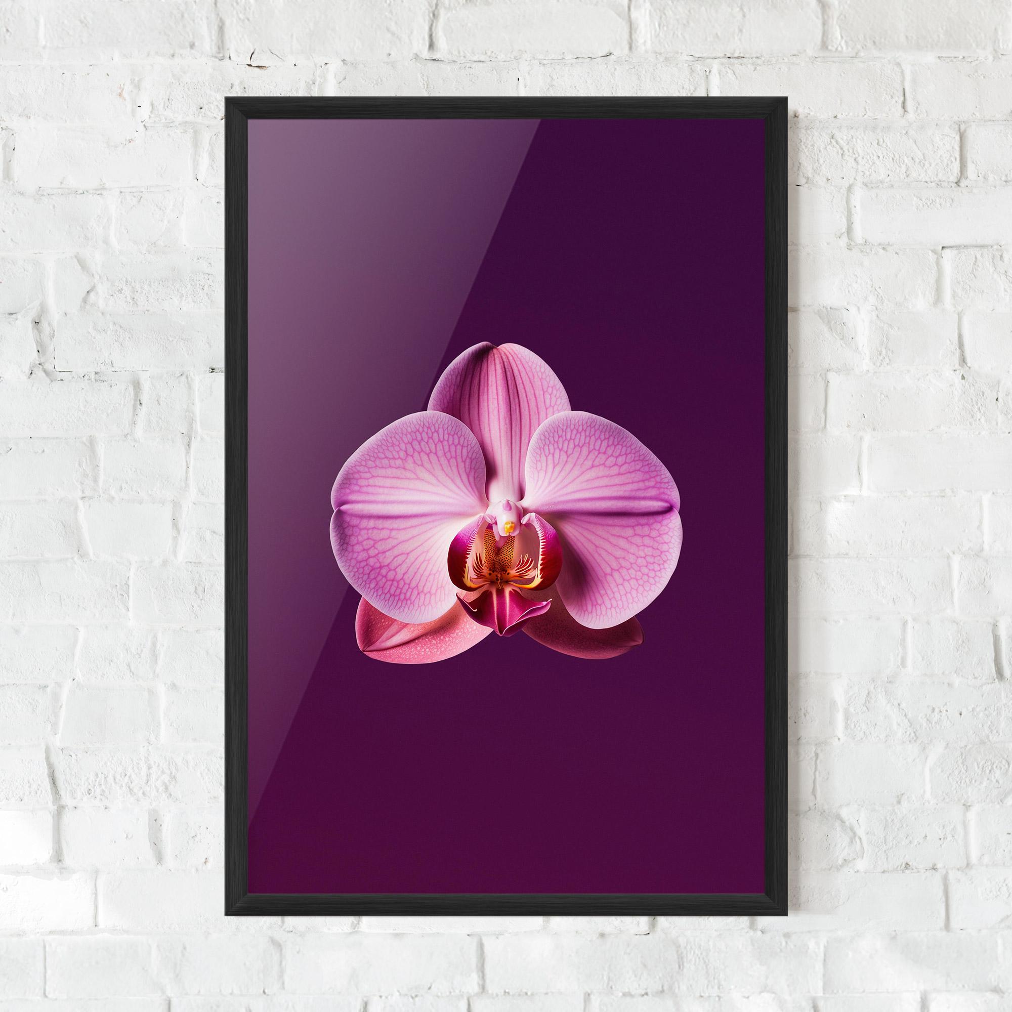 Poster Înrămat Purple Orchid mockup 0