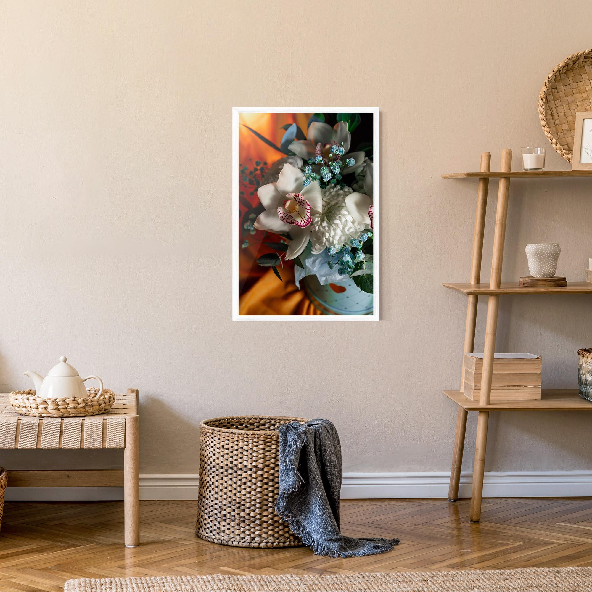 Poster Înrămat Orchid In Vase mockup 9