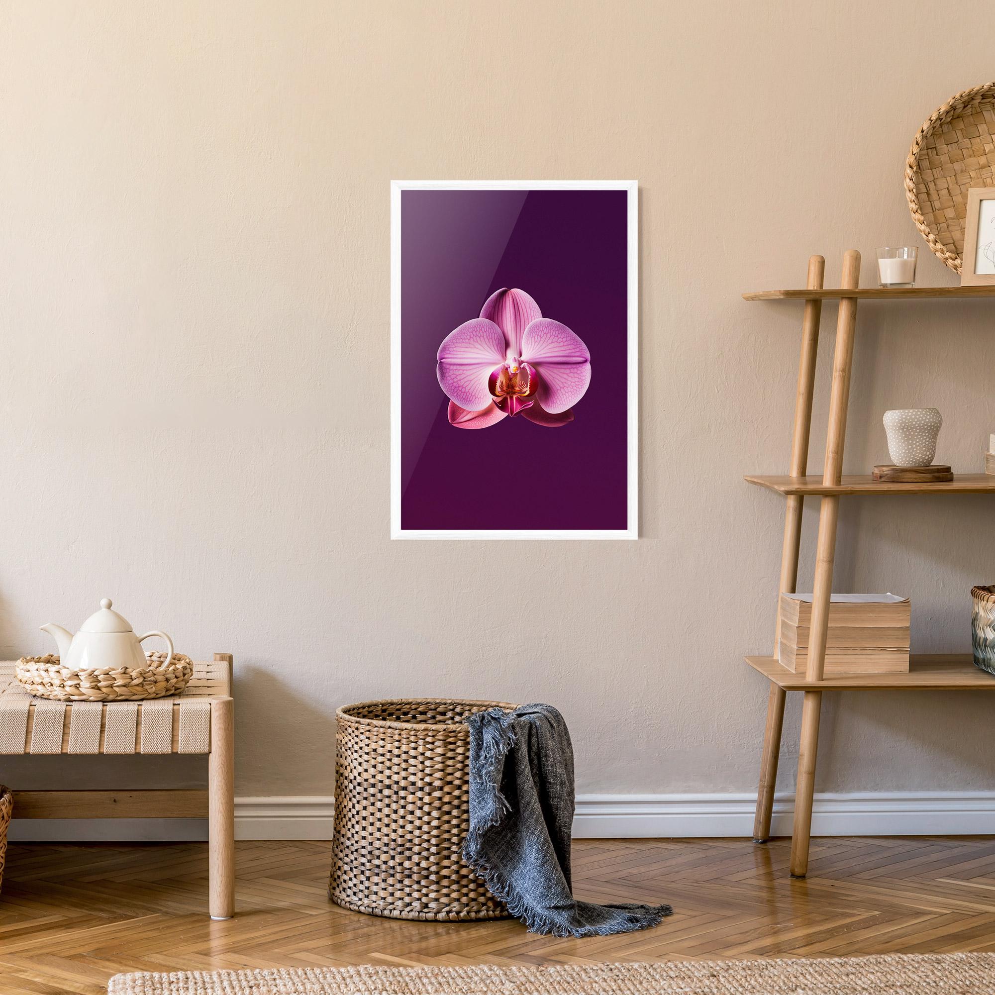Poster Înrămat Purple Orchid mockup 9