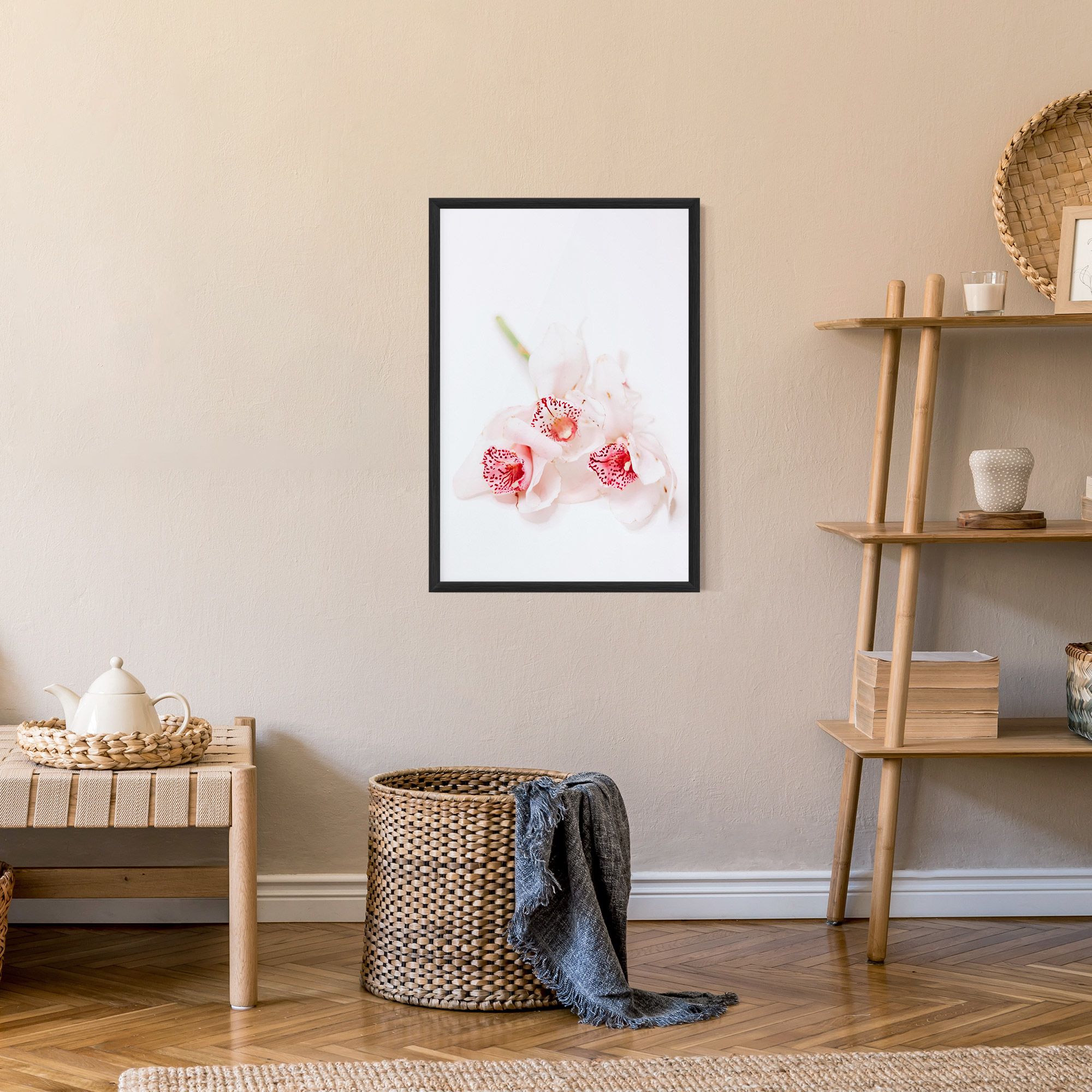 White Orchid With Pink mockup 9