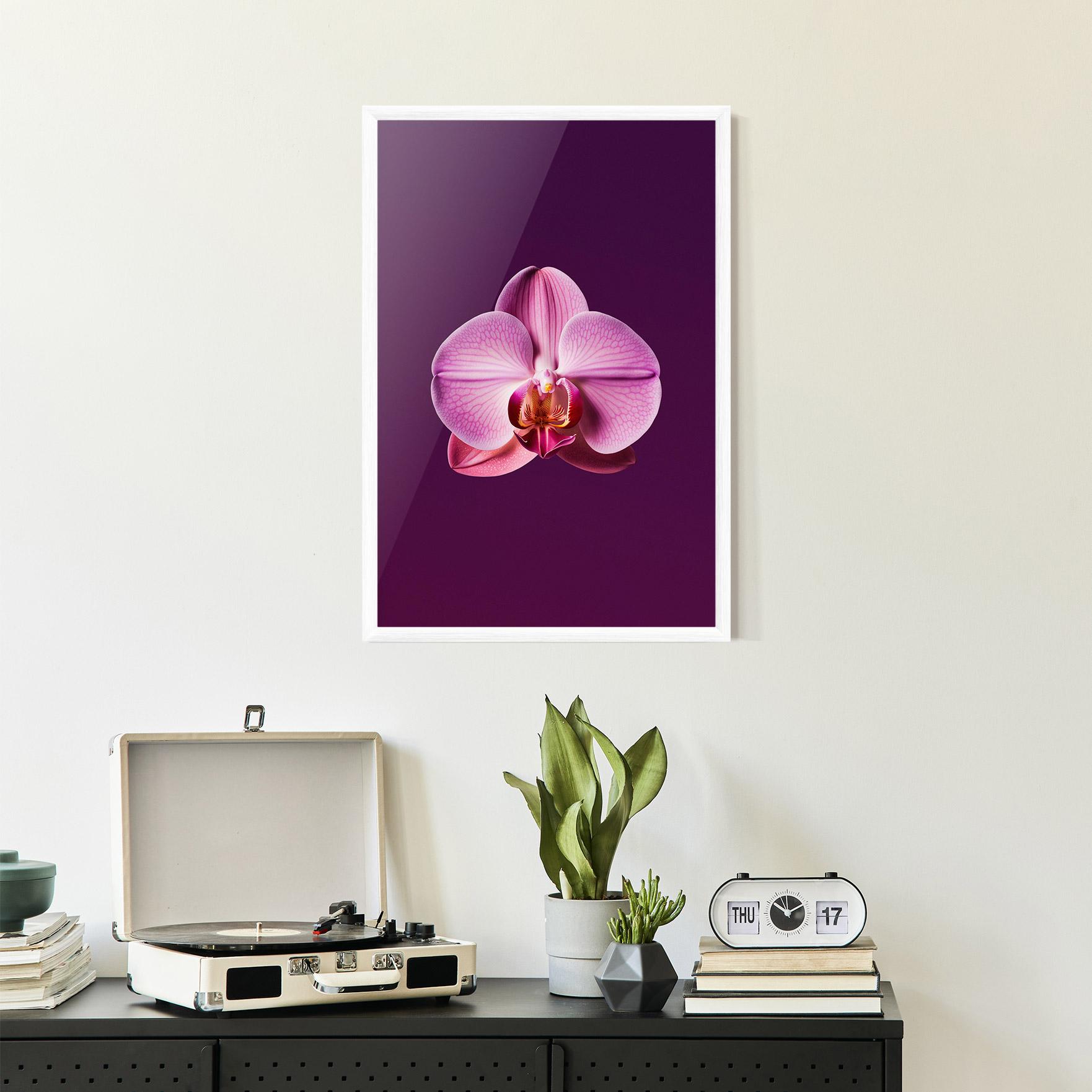 Poster Înrămat Purple Orchid mockup 2