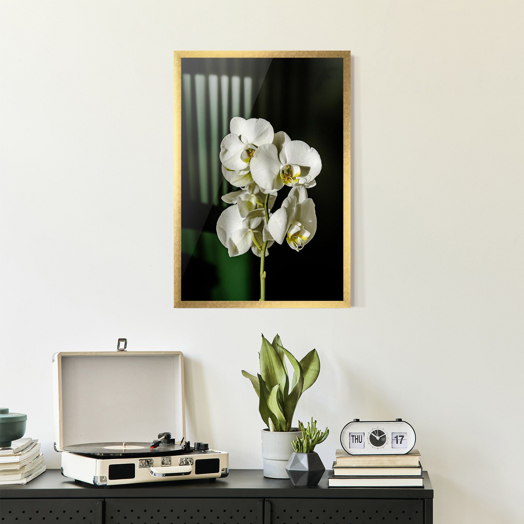 Orchid On Green mockup 2